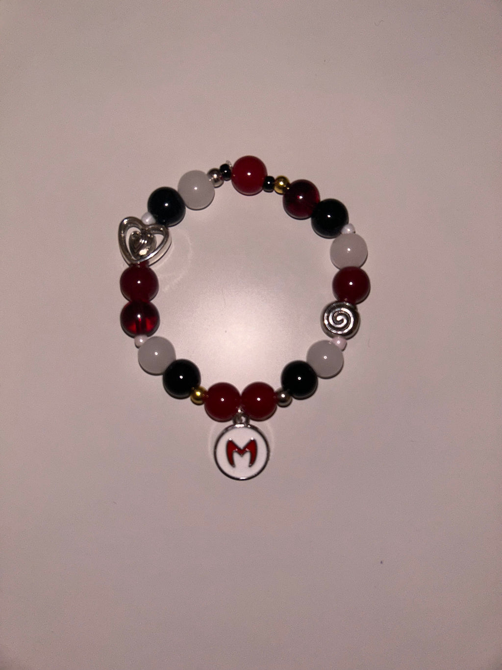 Scarlet Witch Wanda Maximoff inspired handmade bracelet