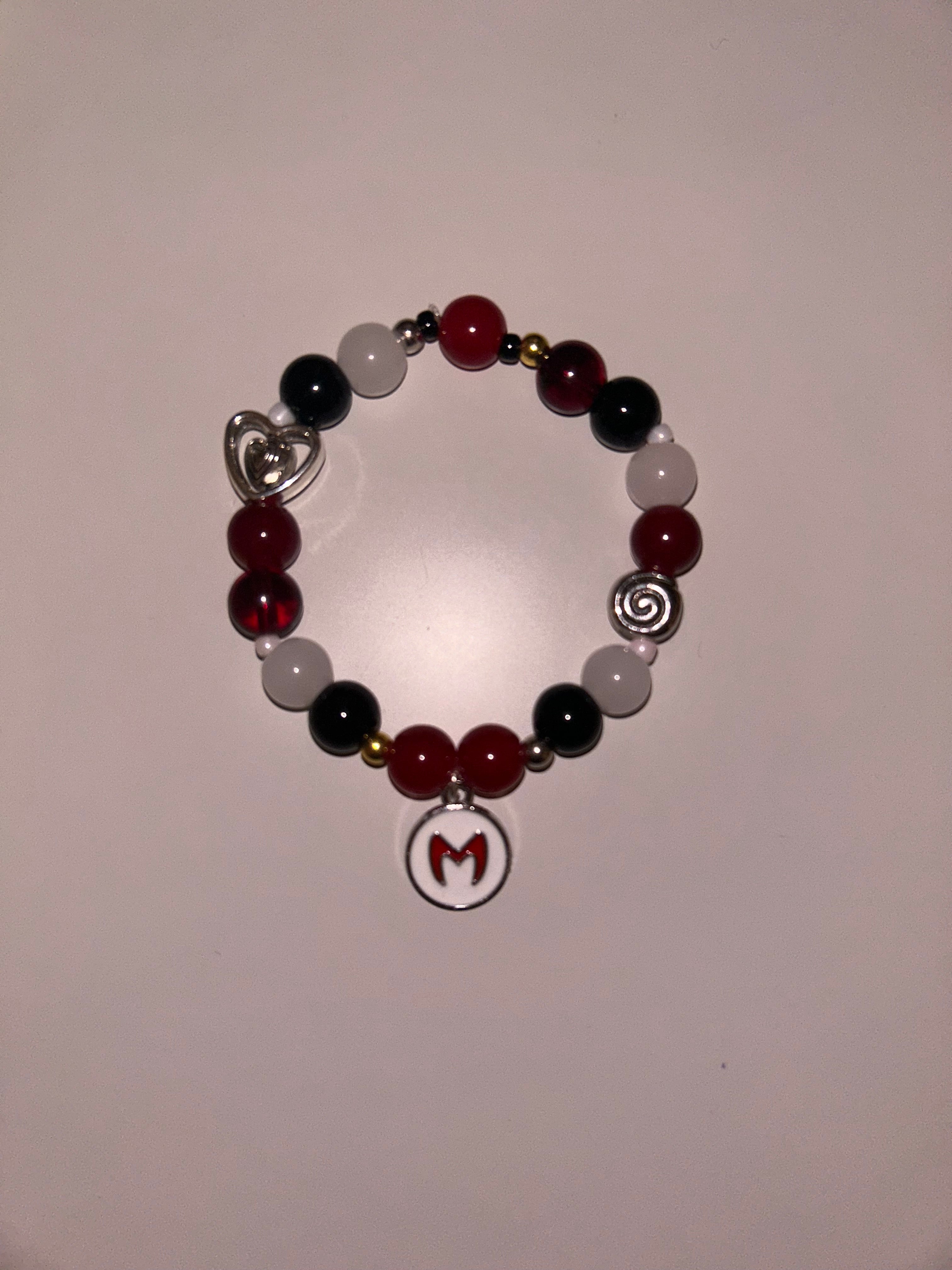 Scarlet Witch Wanda Maximoff inspired handmade bracelet