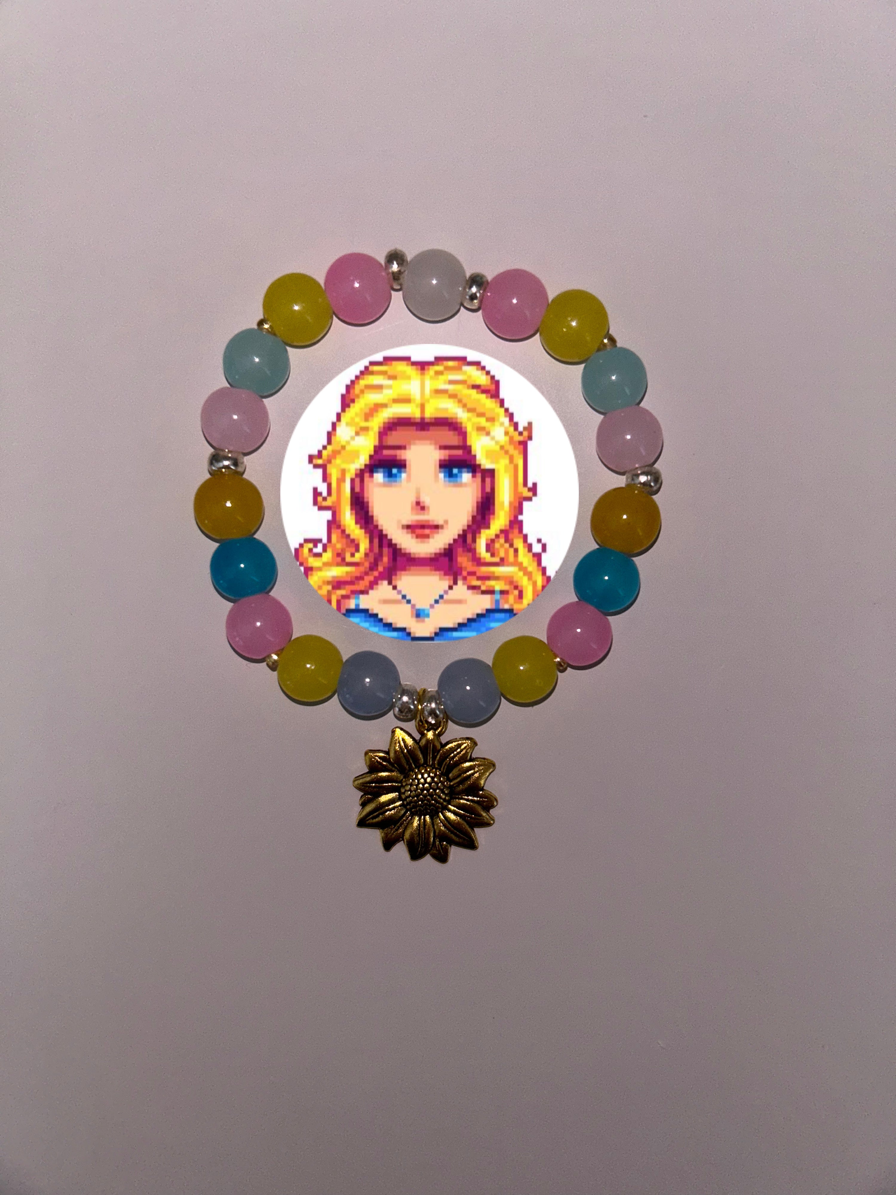 Haley Stardew Valley video game inspired handmade bracelet