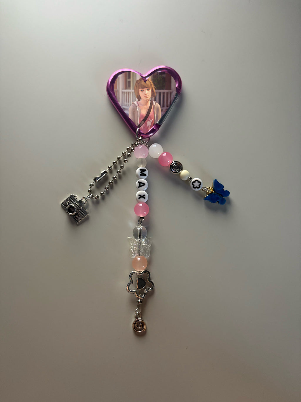 Max Caulfield Life Is Strange video game inspired handmade keychain carabiner