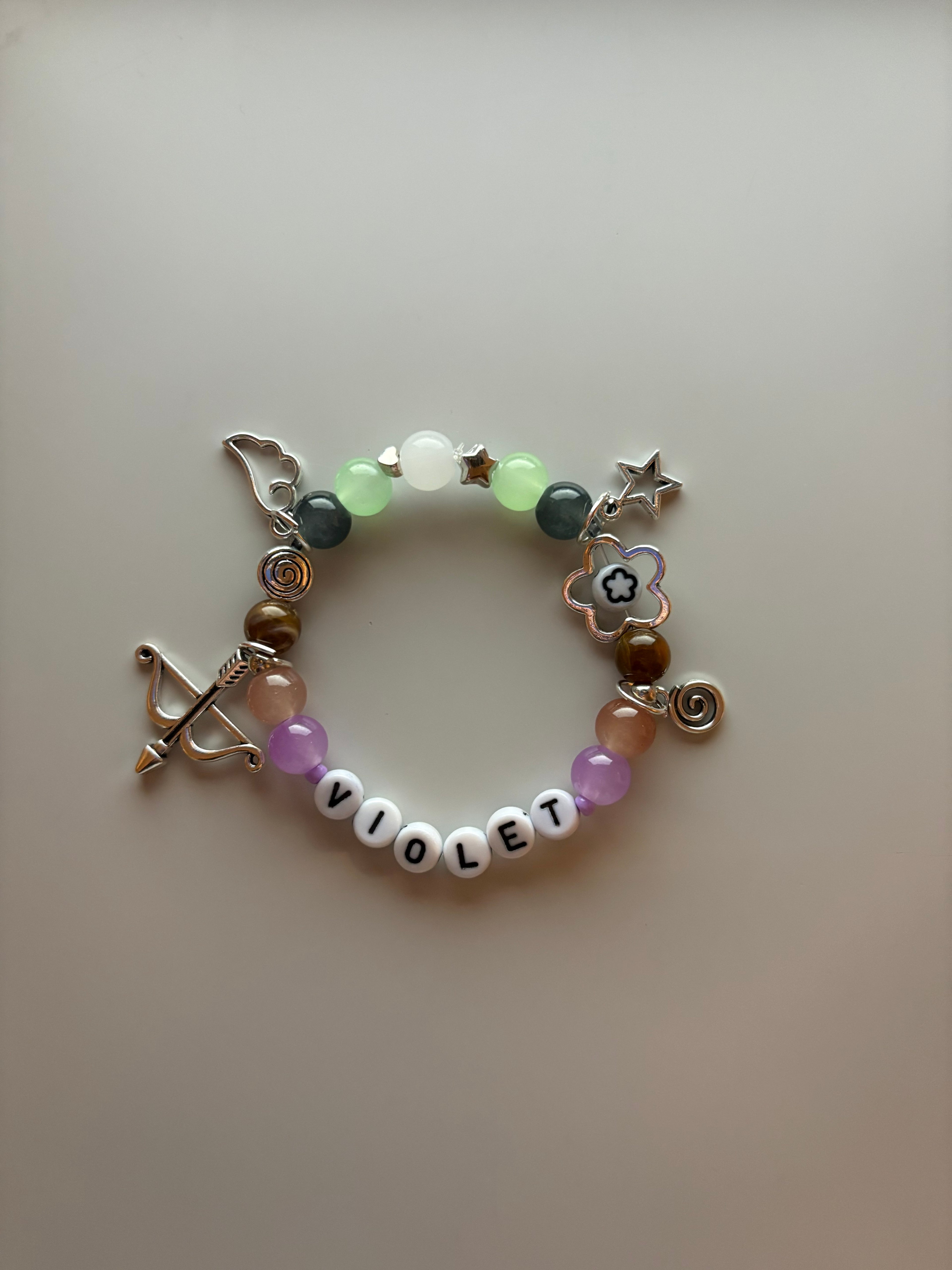Violet The Walking Dead Game inspired handmade bracelet custom