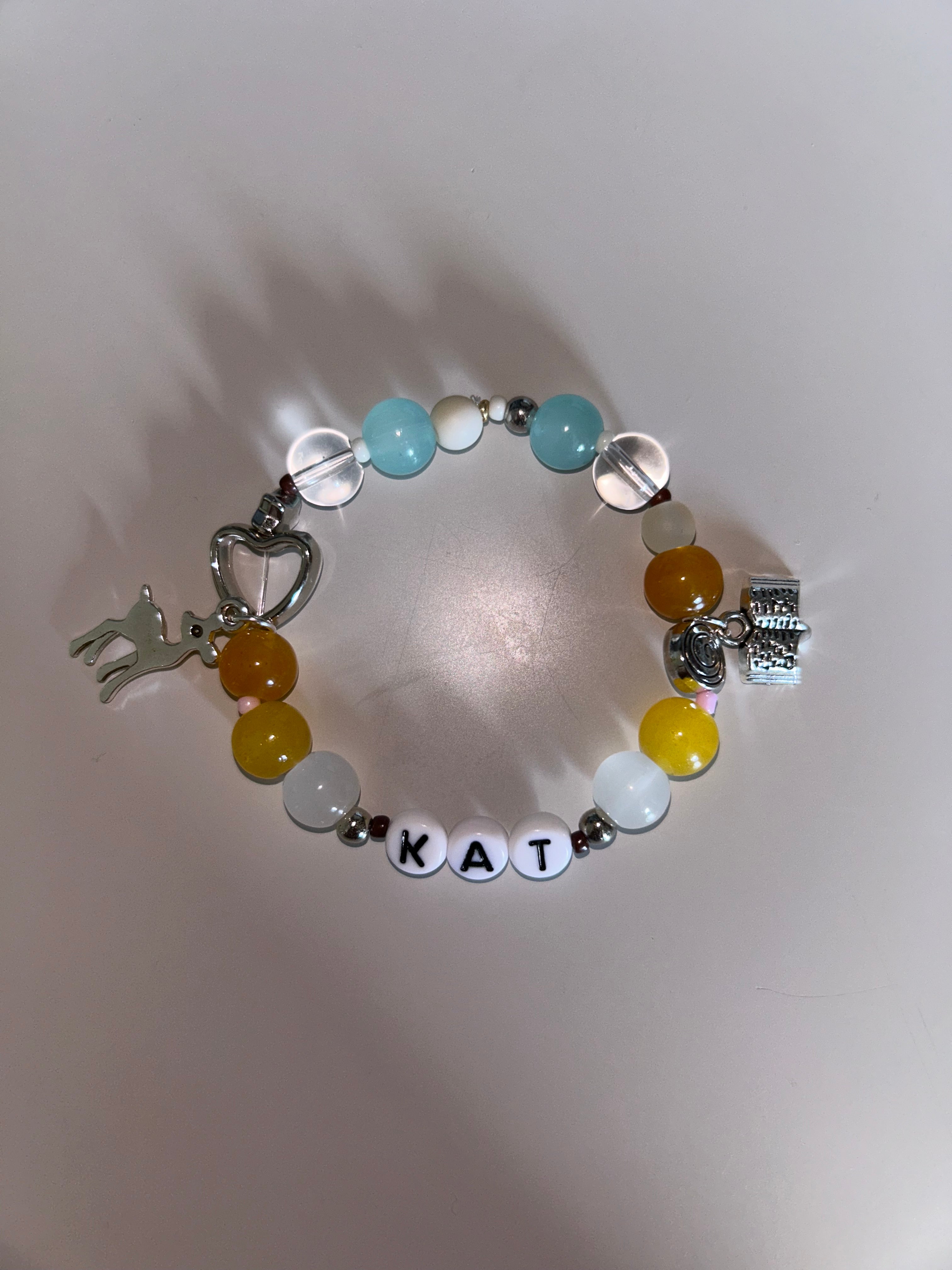 Kat Lost Records Bloom and Rage inspired handmade bracelet