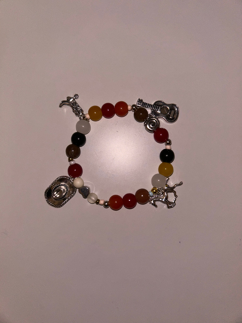 Outlaw cowboy video game inspired handmade bracelet