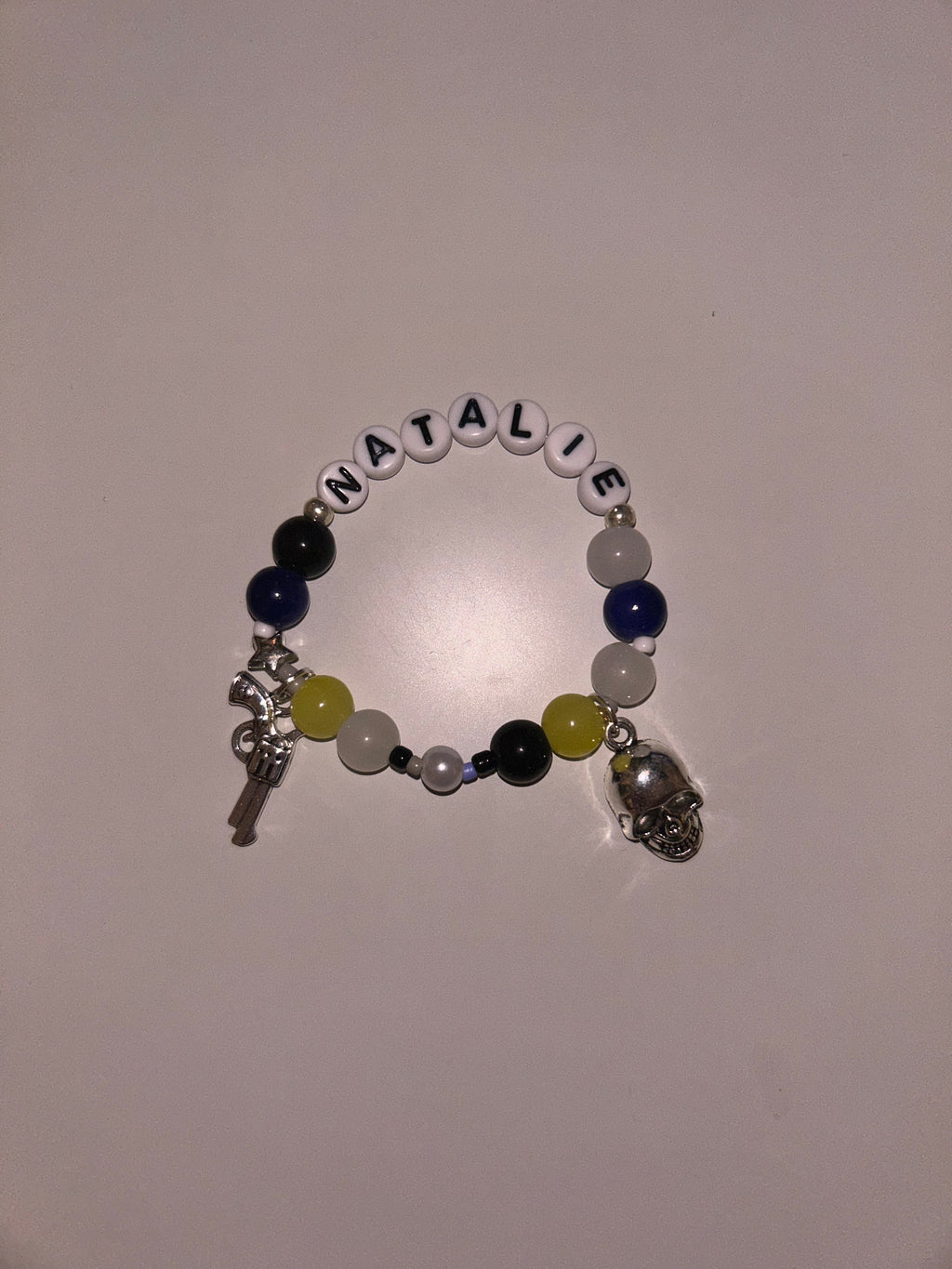 Natalie Scatorccio Yellowjackets inspired handmade bracelet