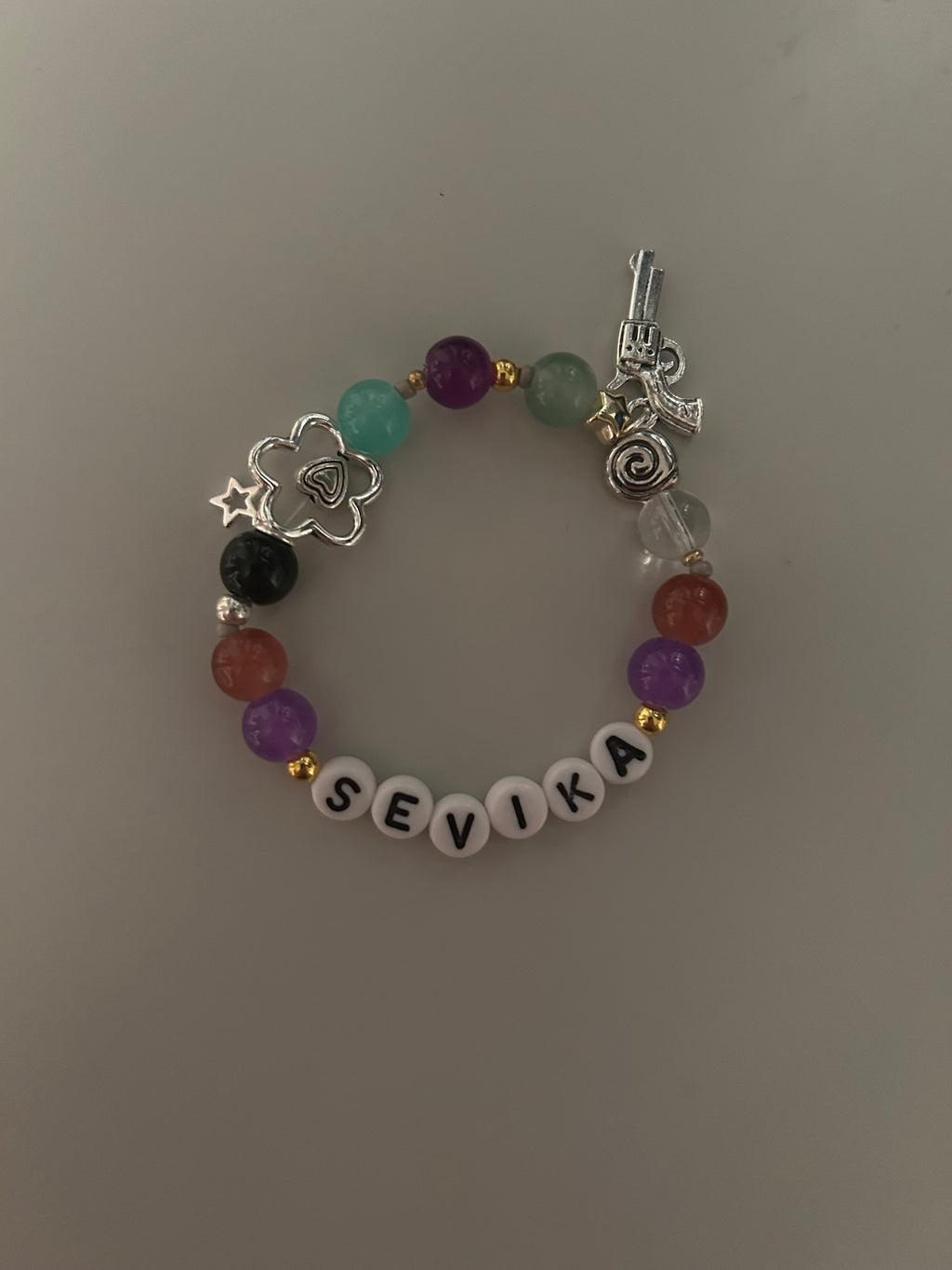 Sevika Arcane and League of Legends inspired handmade bracelet