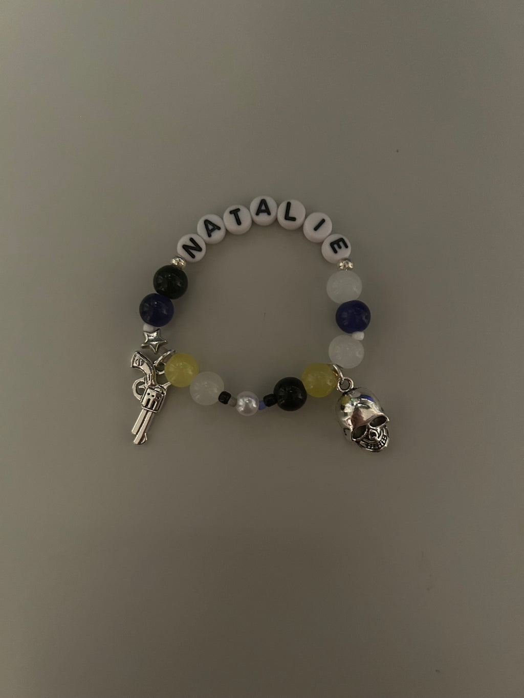 Natalie Scatorccio Yellowjackets inspired handmade bracelet