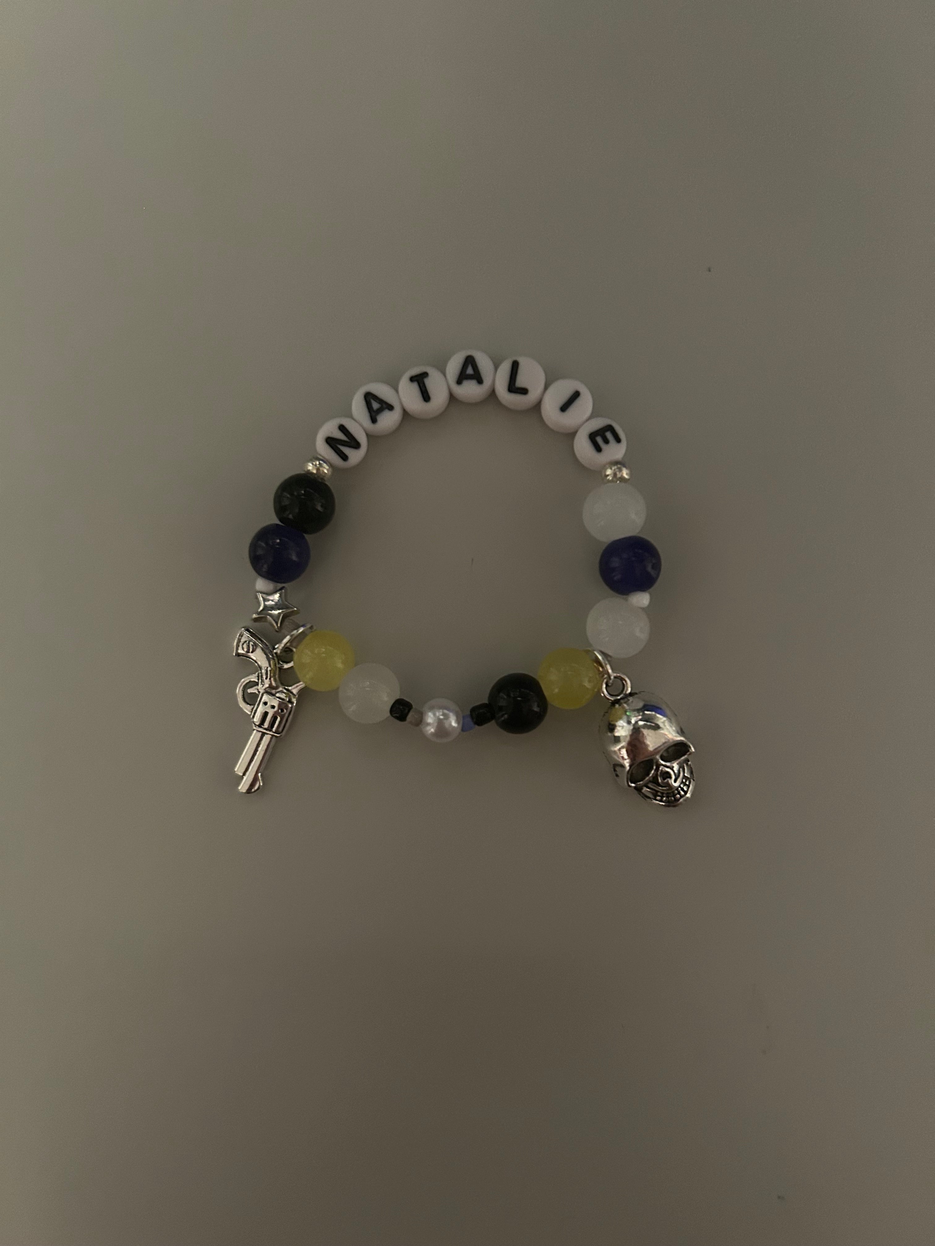 Natalie Scatorccio Yellowjackets inspired handmade bracelet