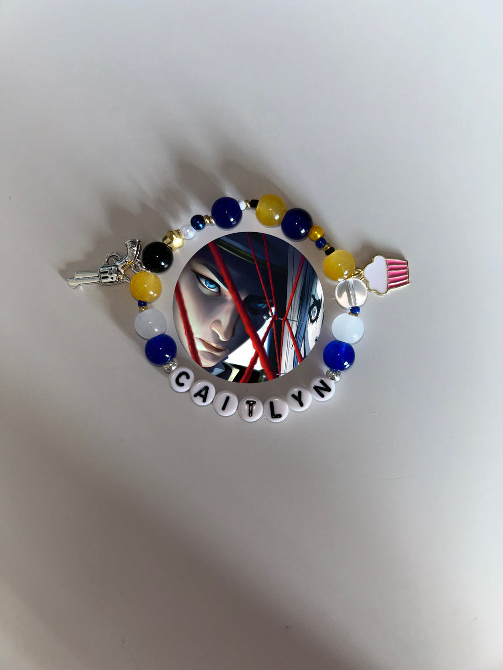 Caitlyn Kiramman Arcane and League of Legends inspired handmade bracelet