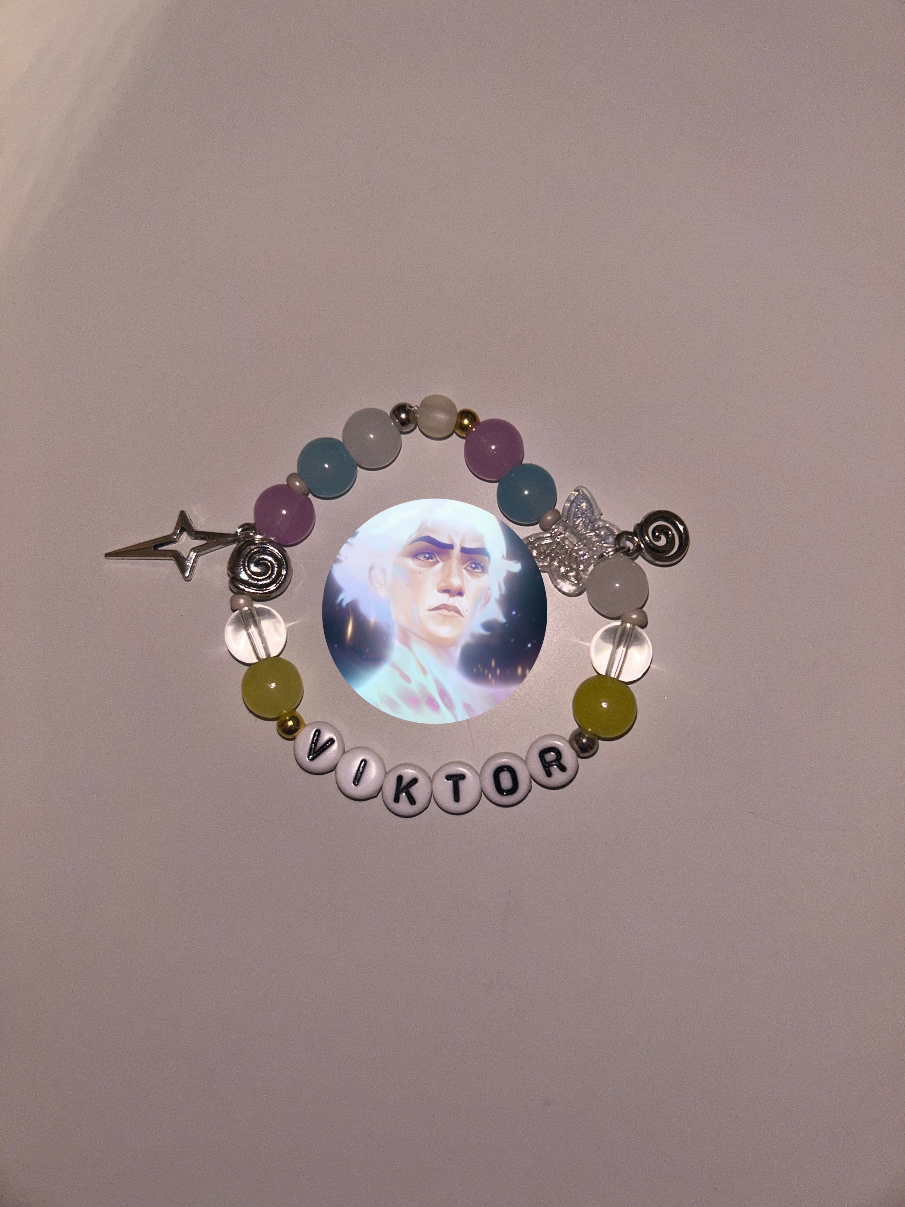 Viktor Arcane and League of Legends inspired handmade bracelet