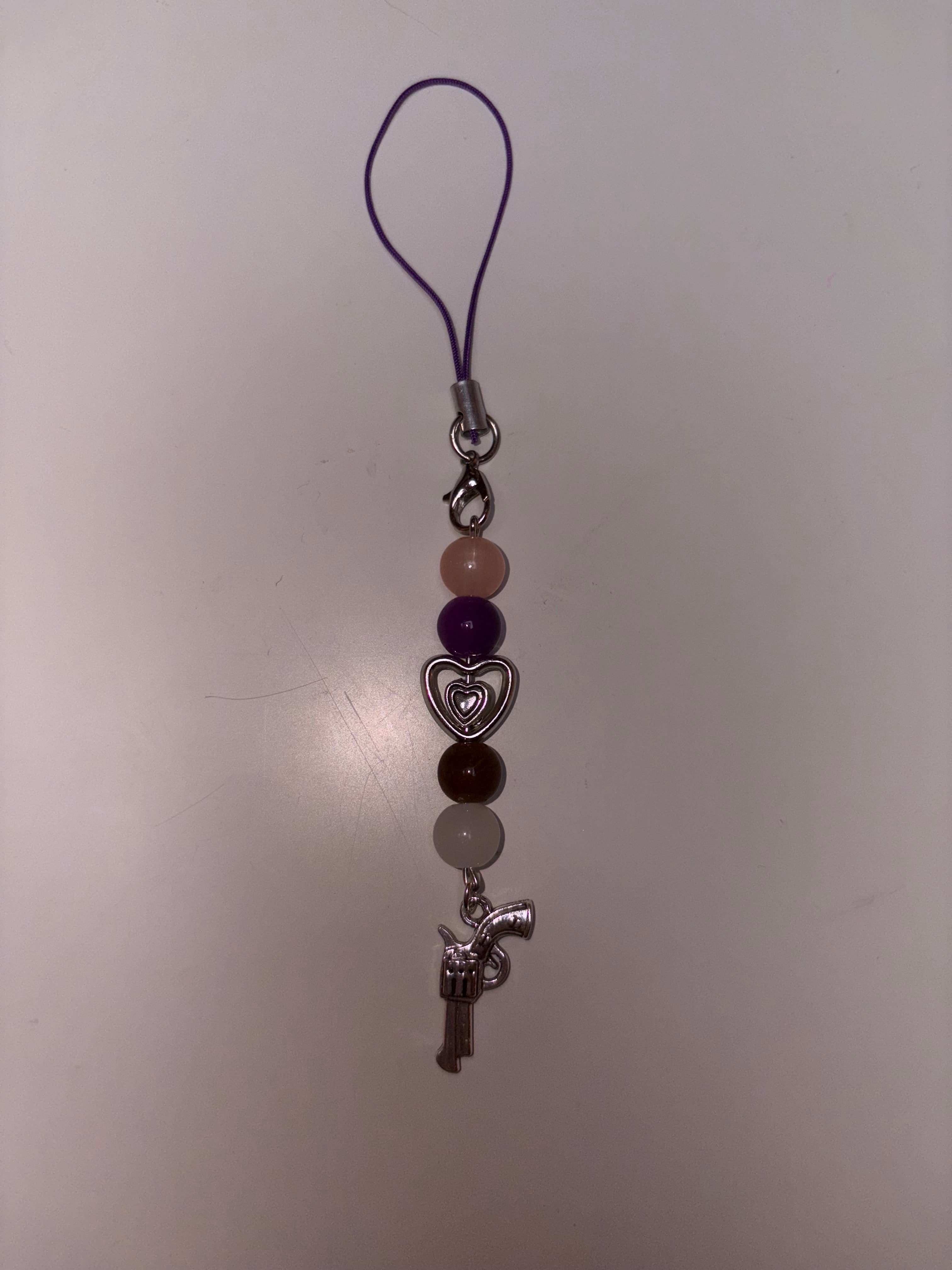 Christa The Walking Dead video game inspired handmade phone charm