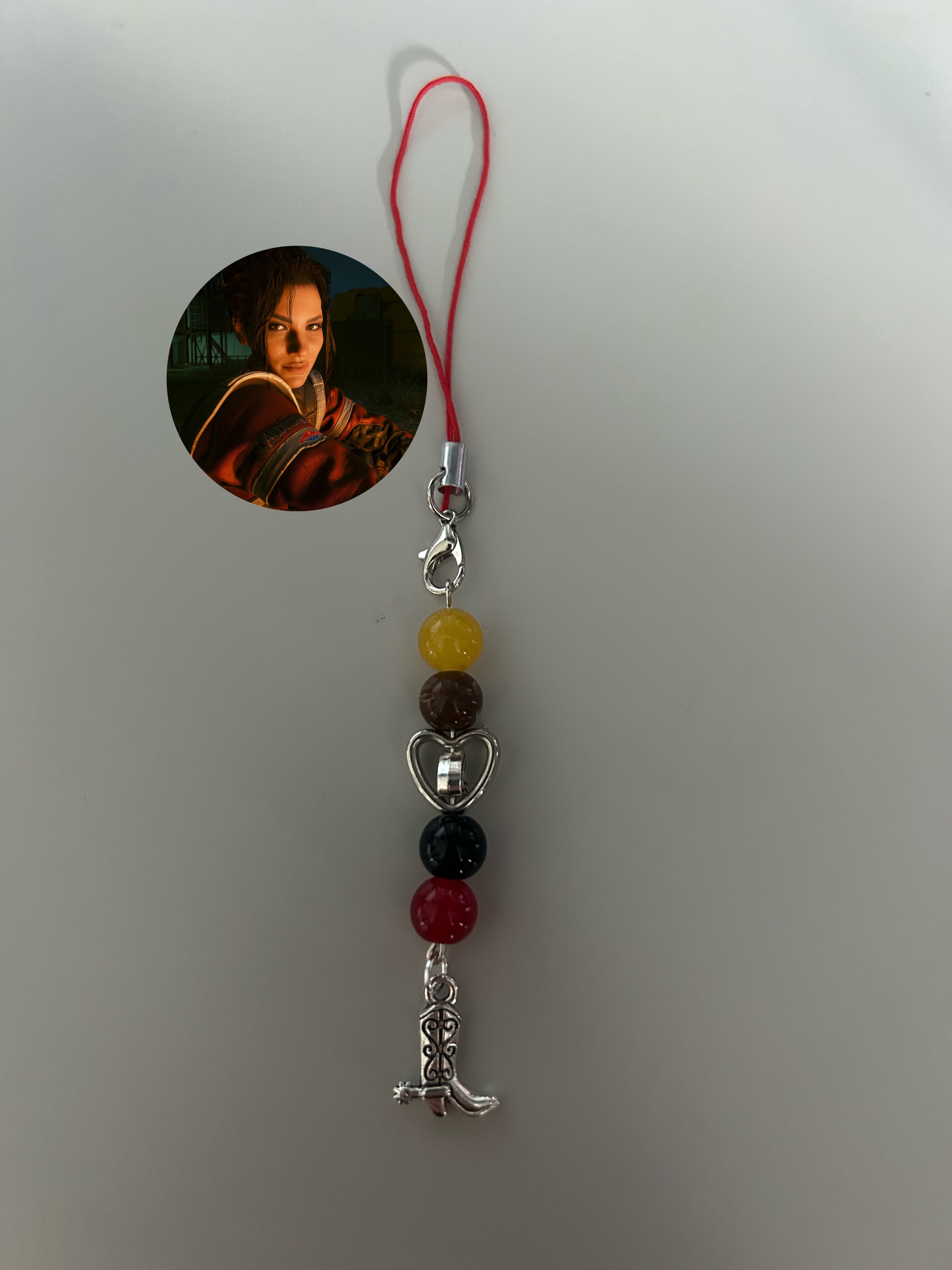 Panam Palmer Cyberpunk 2077 inspired handmade phone charm