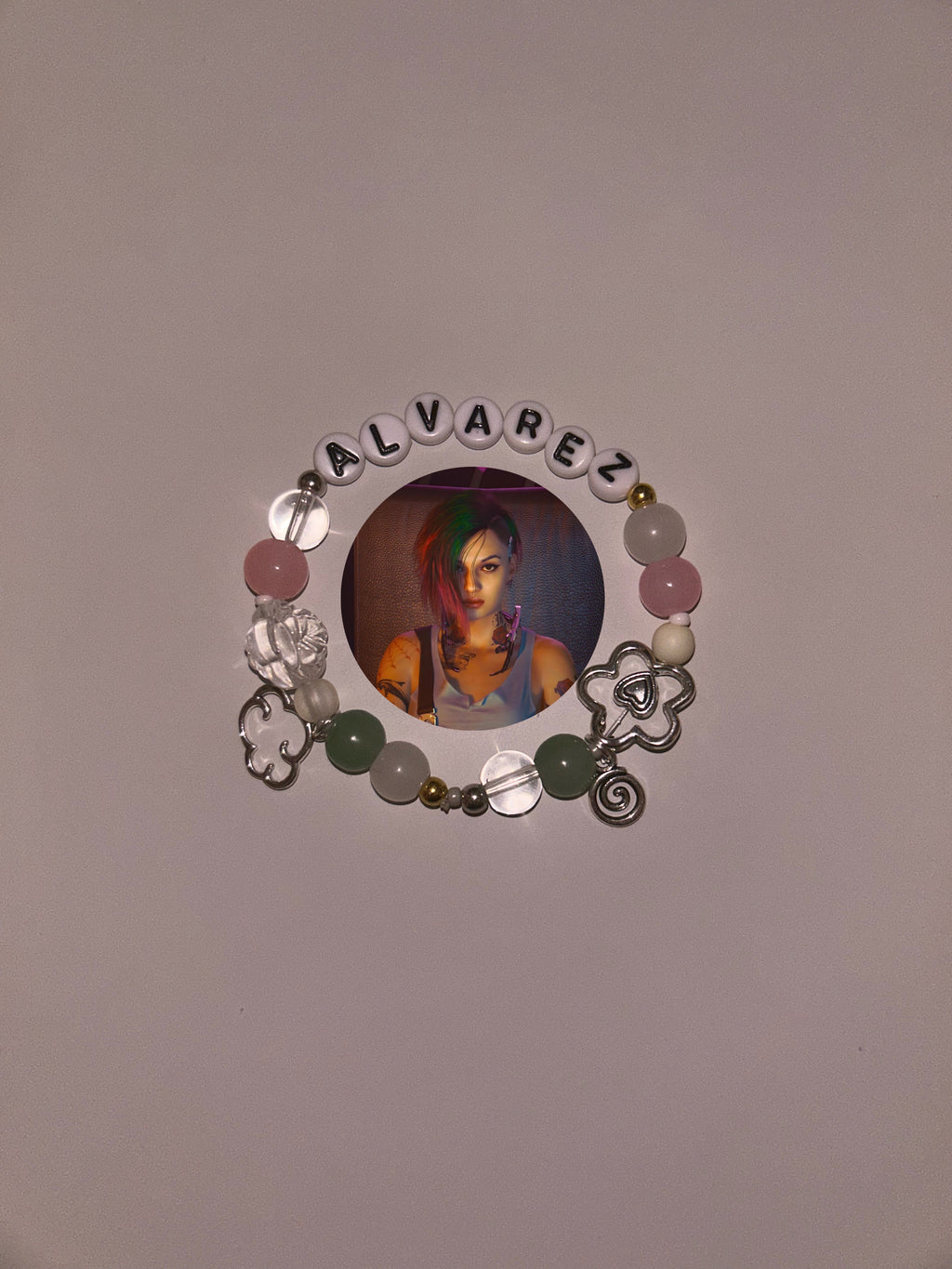 Judy Alvarez Cyberpunk 2077 inspired handmade bracelet