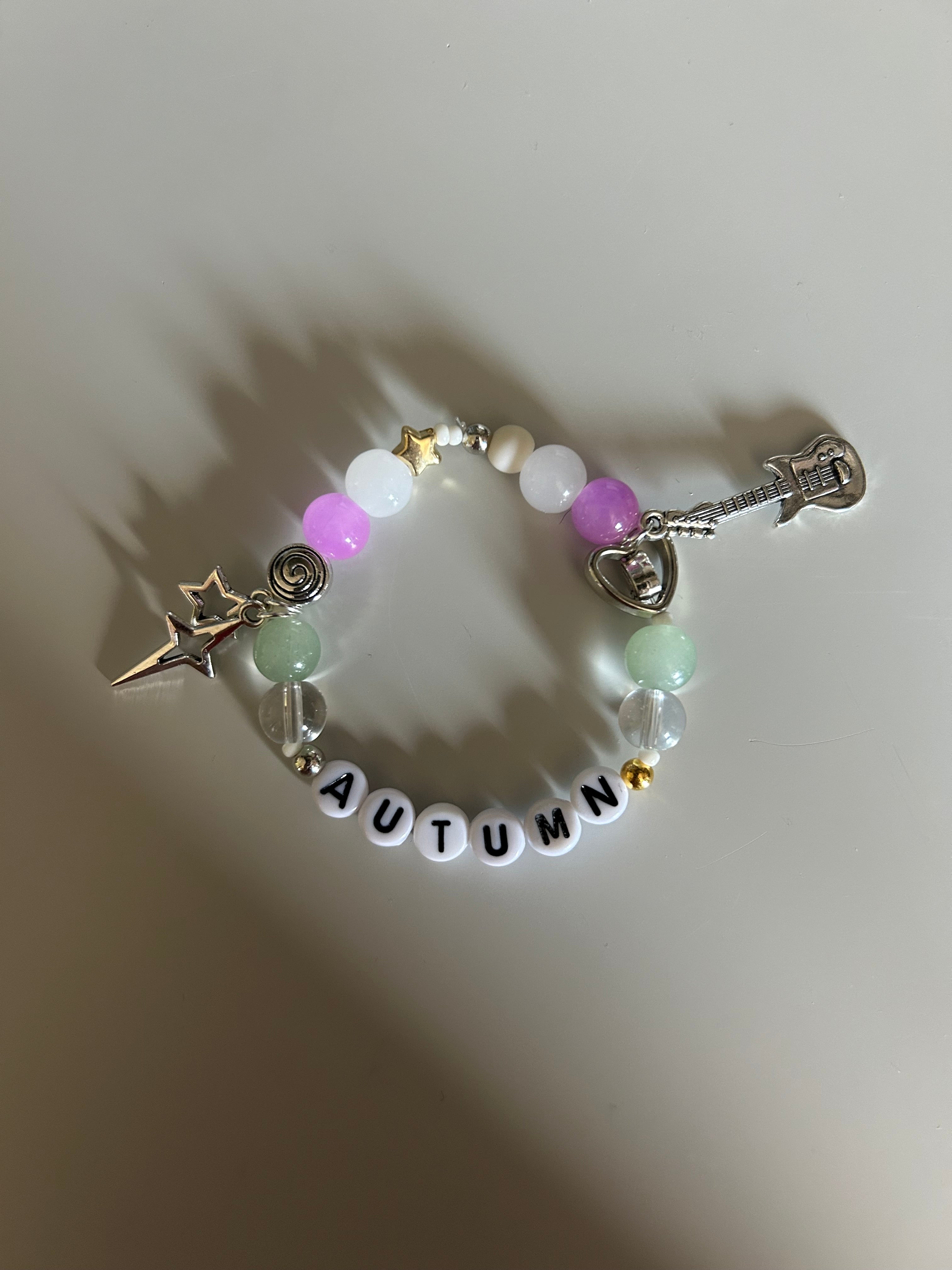 Autumn Lost Records Bloom and Rage inspired handmade bracelet