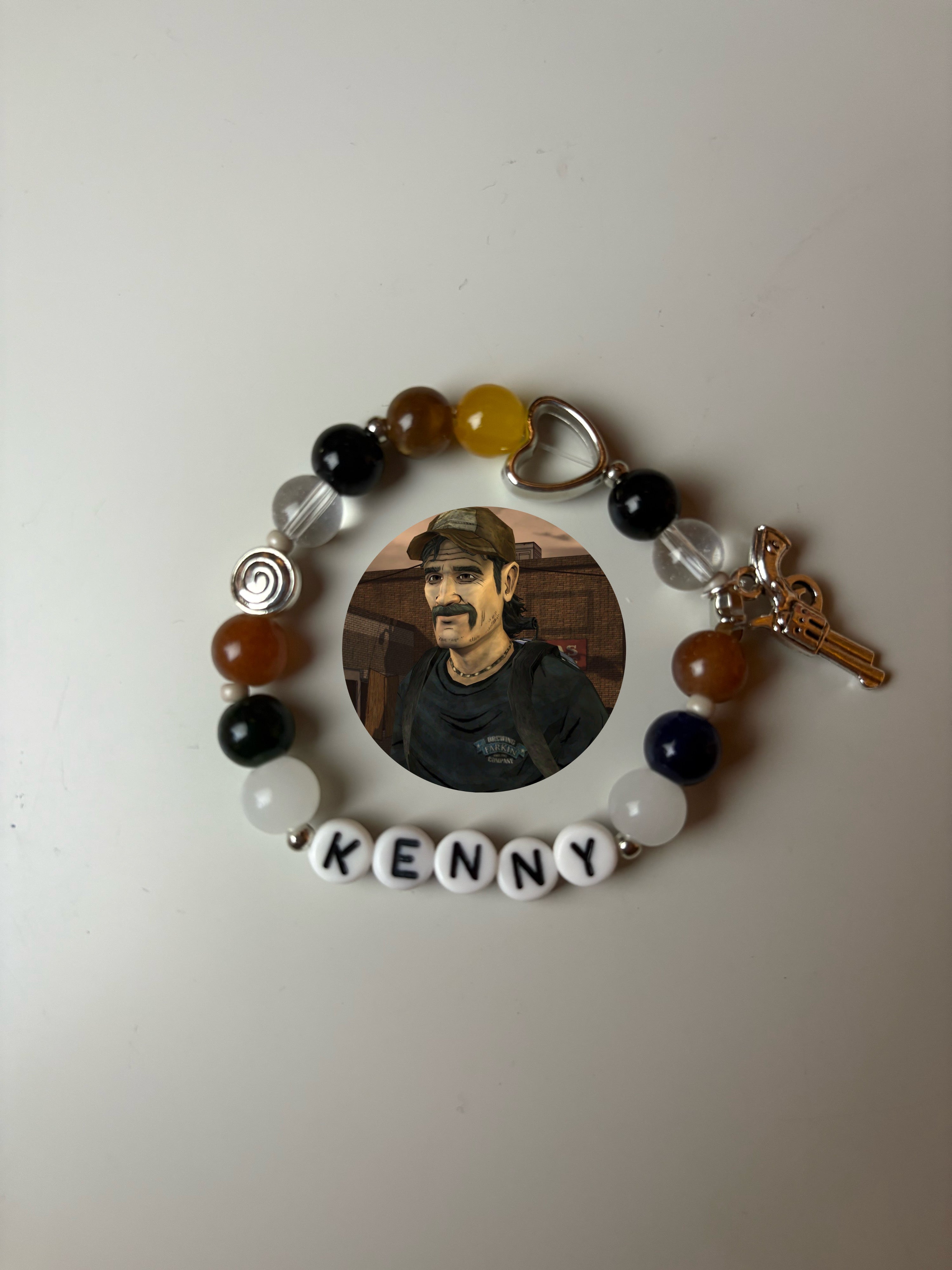 Kenny The Walking Dead Game inspired handmade bracelet