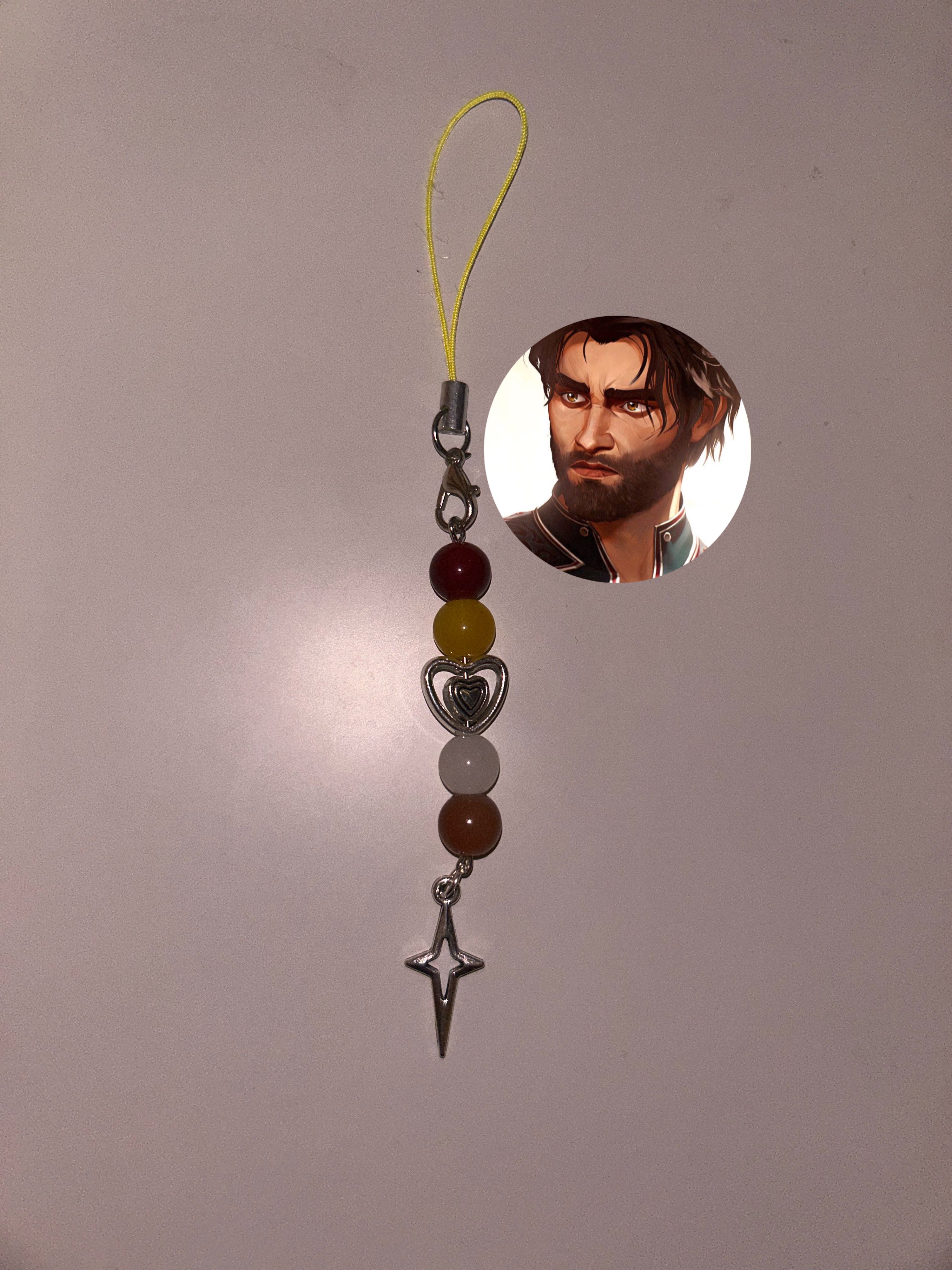 Jayce Arcane and League of Legends inspired handmade phone charm