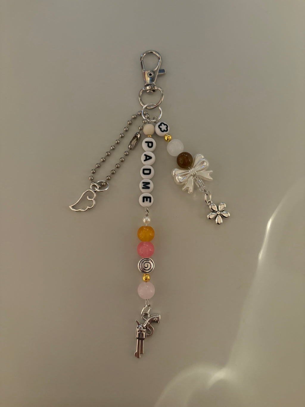 Padme Amidala Star Wars inspired handmade keychain