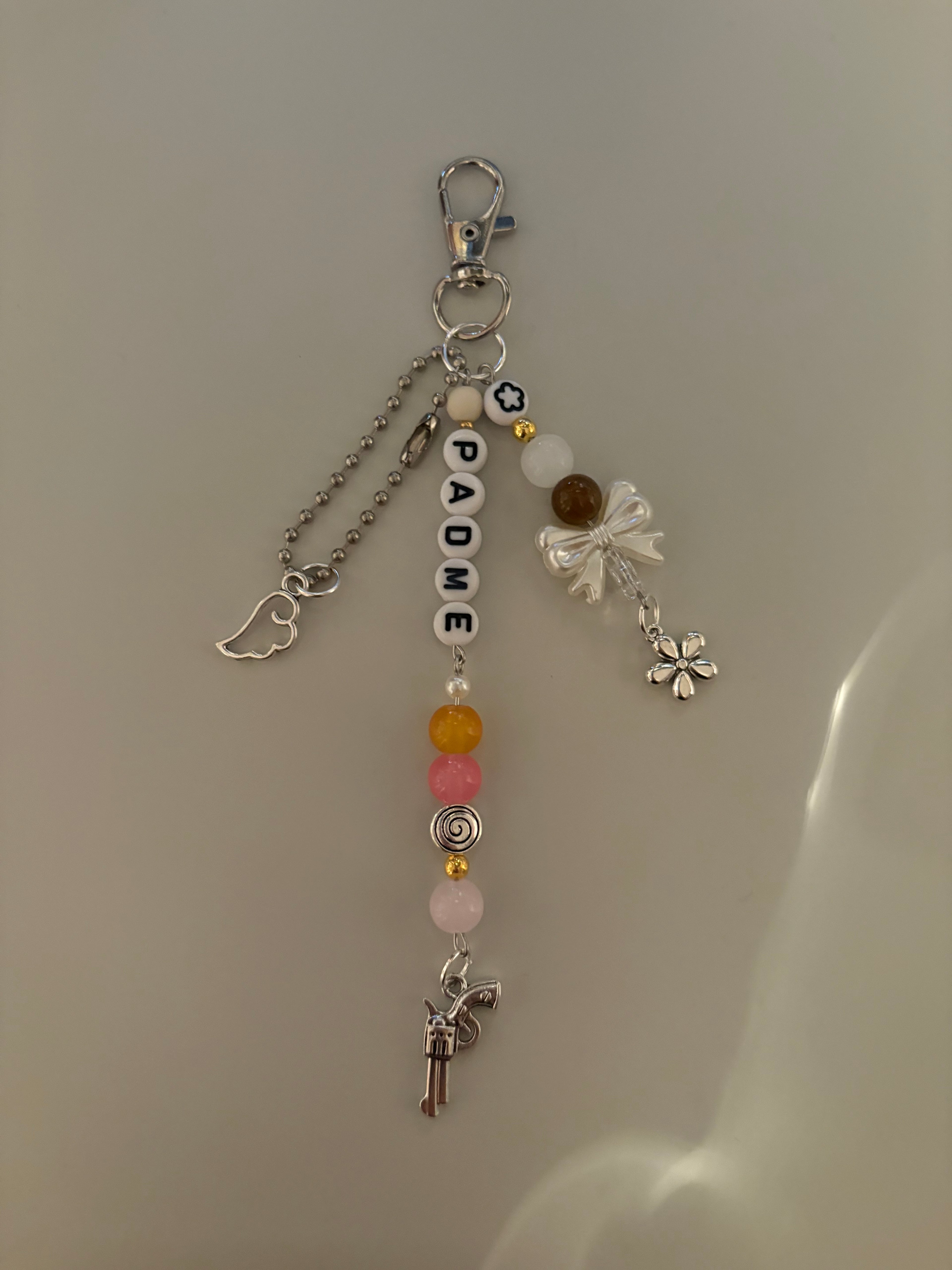 Padme Amidala Star Wars inspired handmade keychain