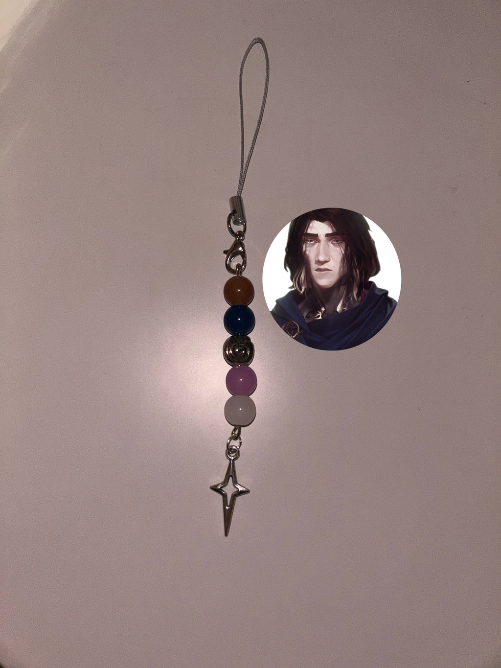 Viktor Arcane and League of Legends inspired handmade phone charm