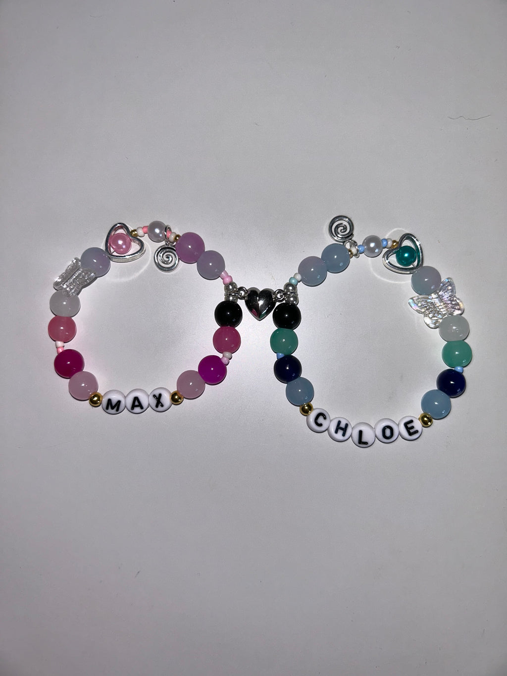 Max Caulfield and Chloe Price Life Is Strange inspired handmade bracelet set