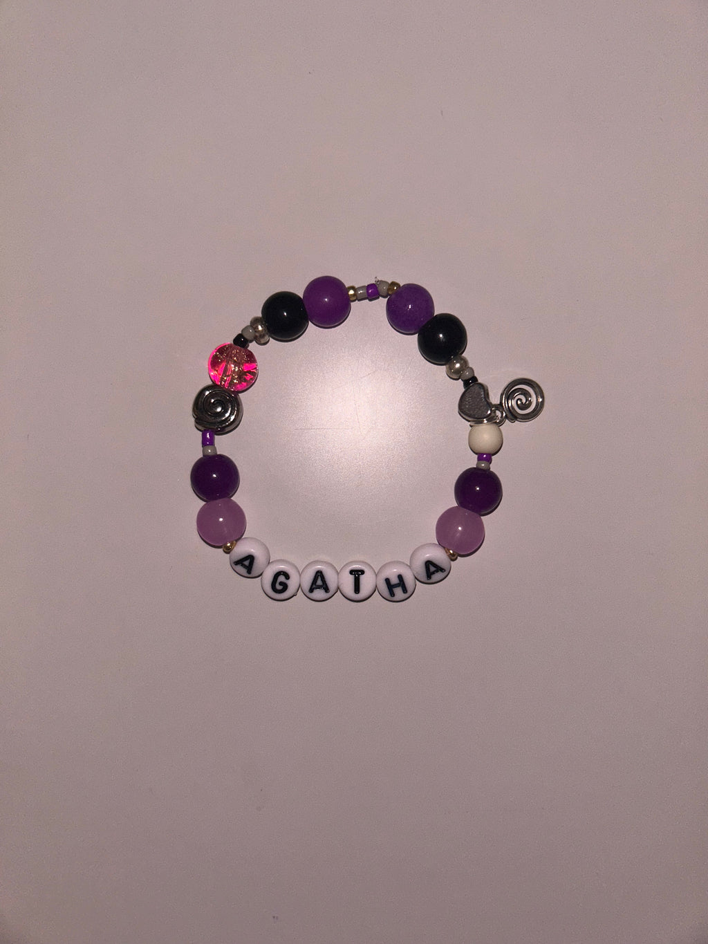 Agatha Harkness Agatha All Along inspired handmade bracelet