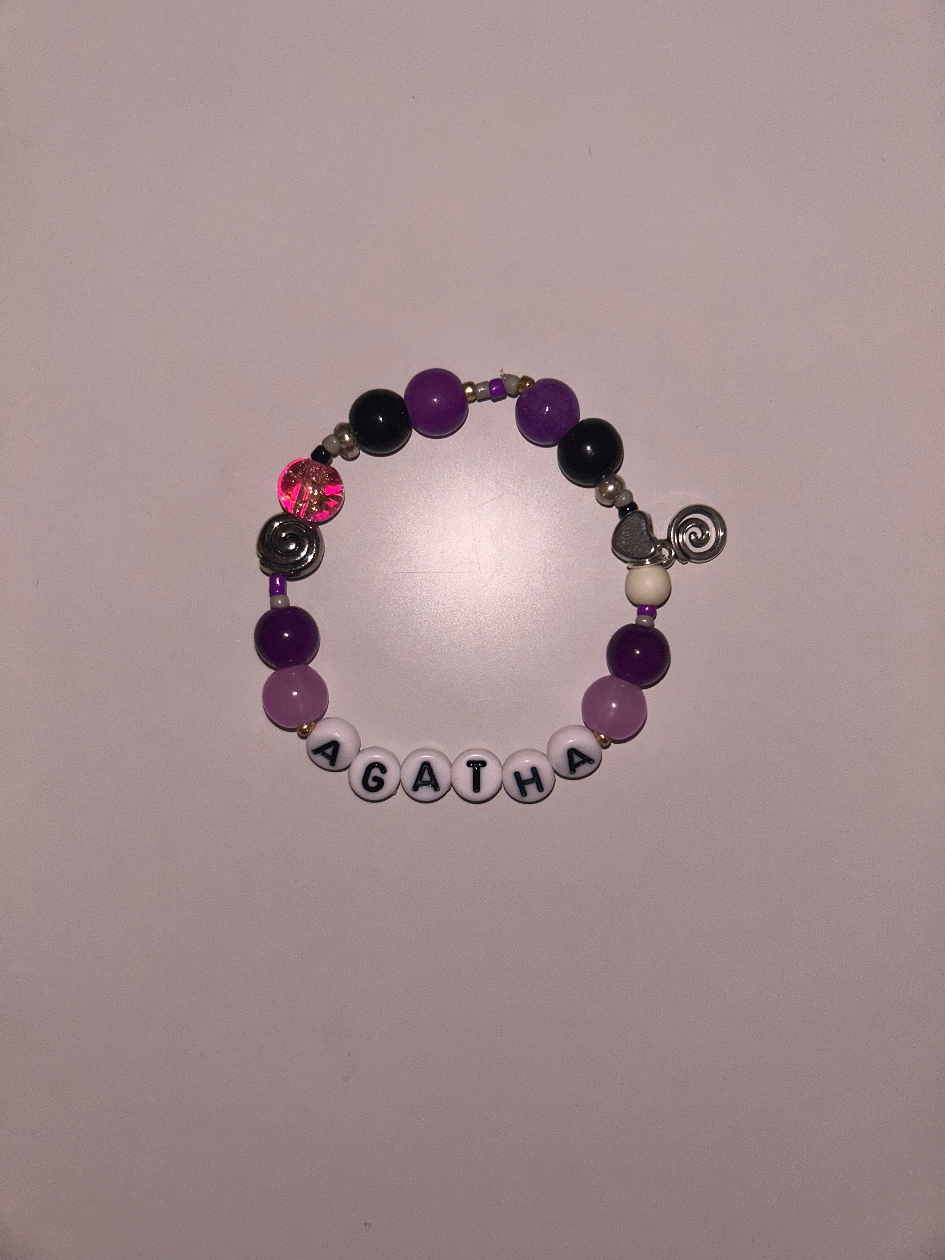 Agatha Harkness Agatha All Along inspired handmade bracelet