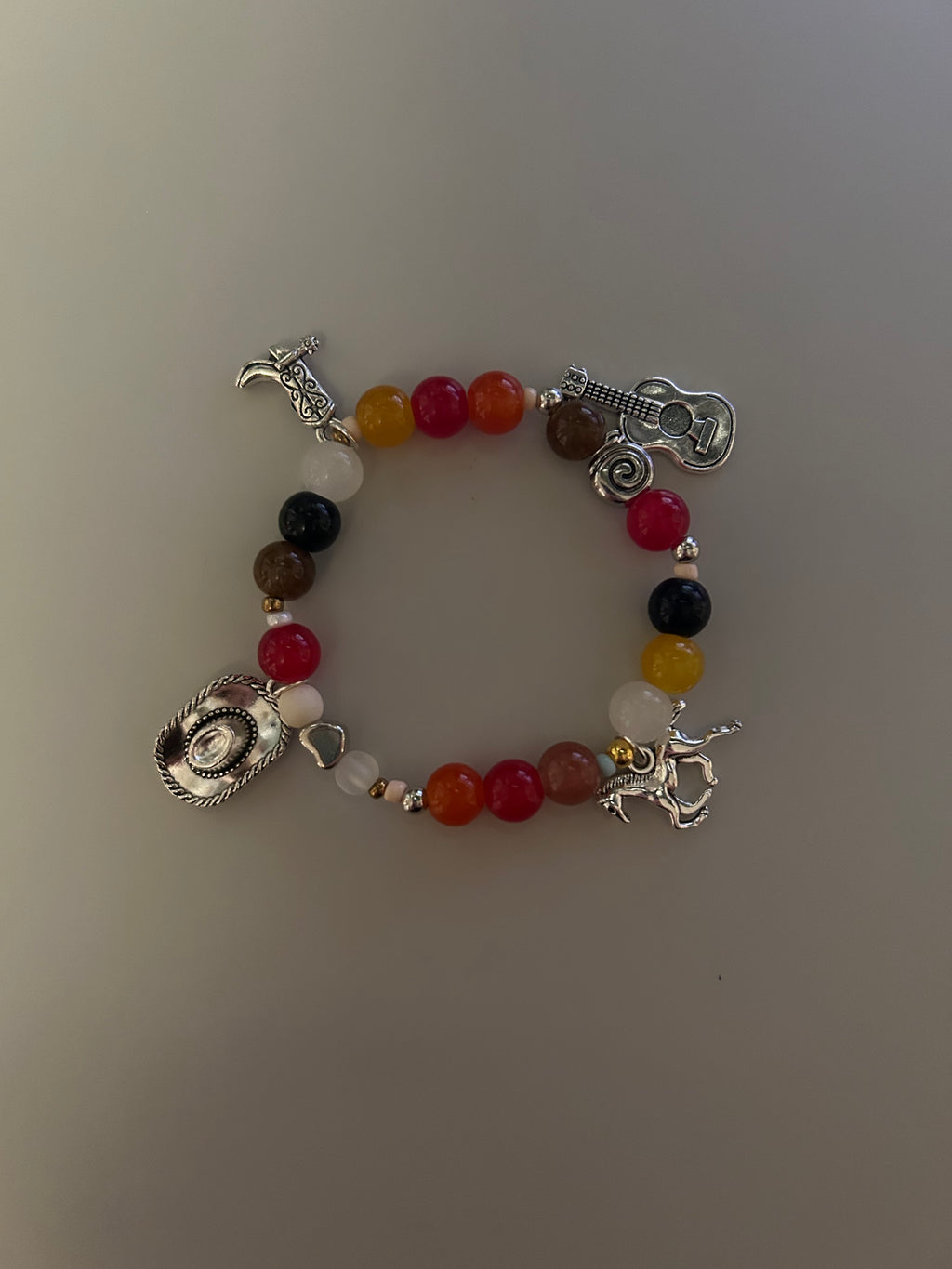 Outlaw cowboy video game inspired handmade bracelet