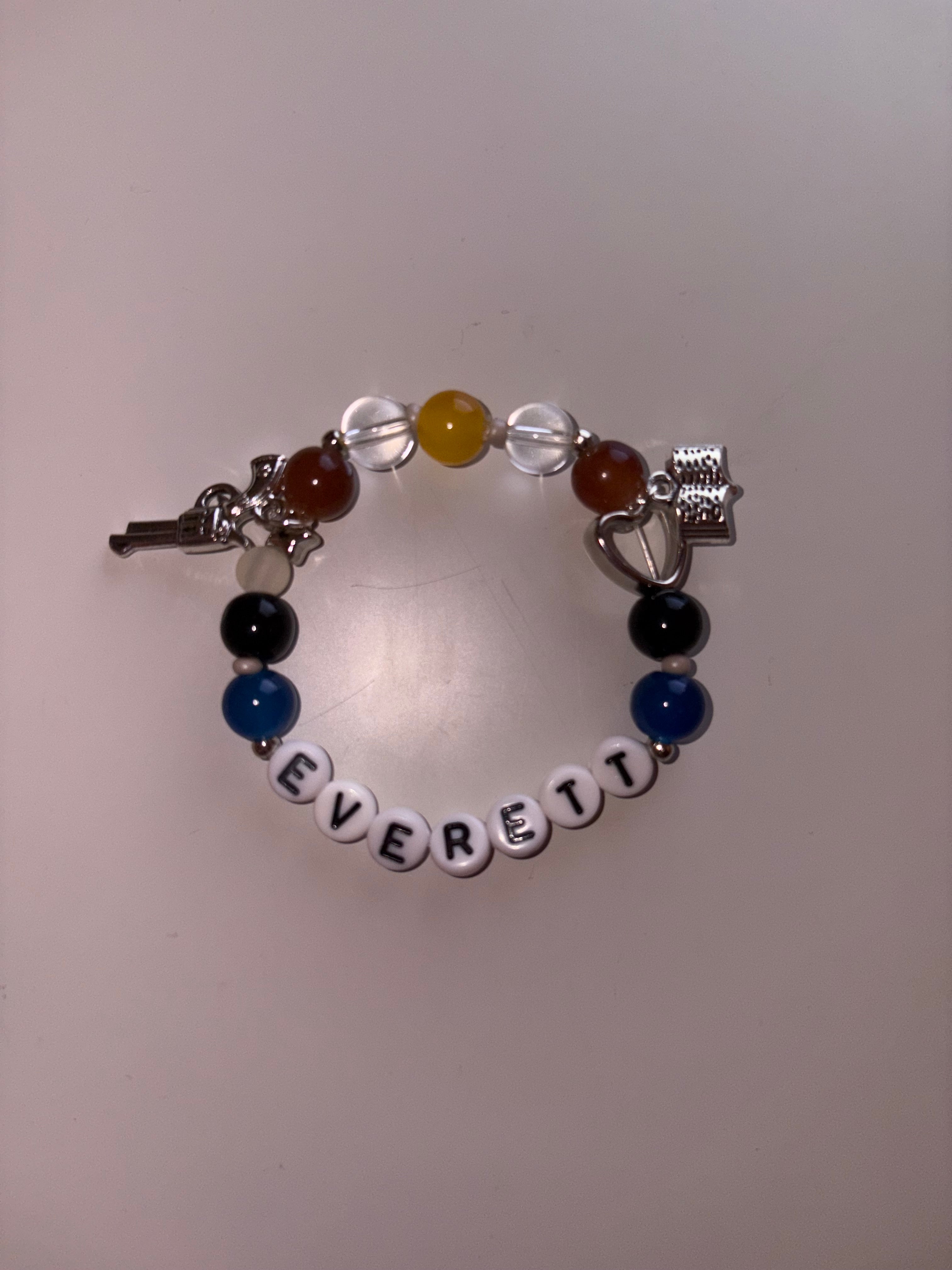 Lee Everett The Walking Dead Game inspired handmade bracelet