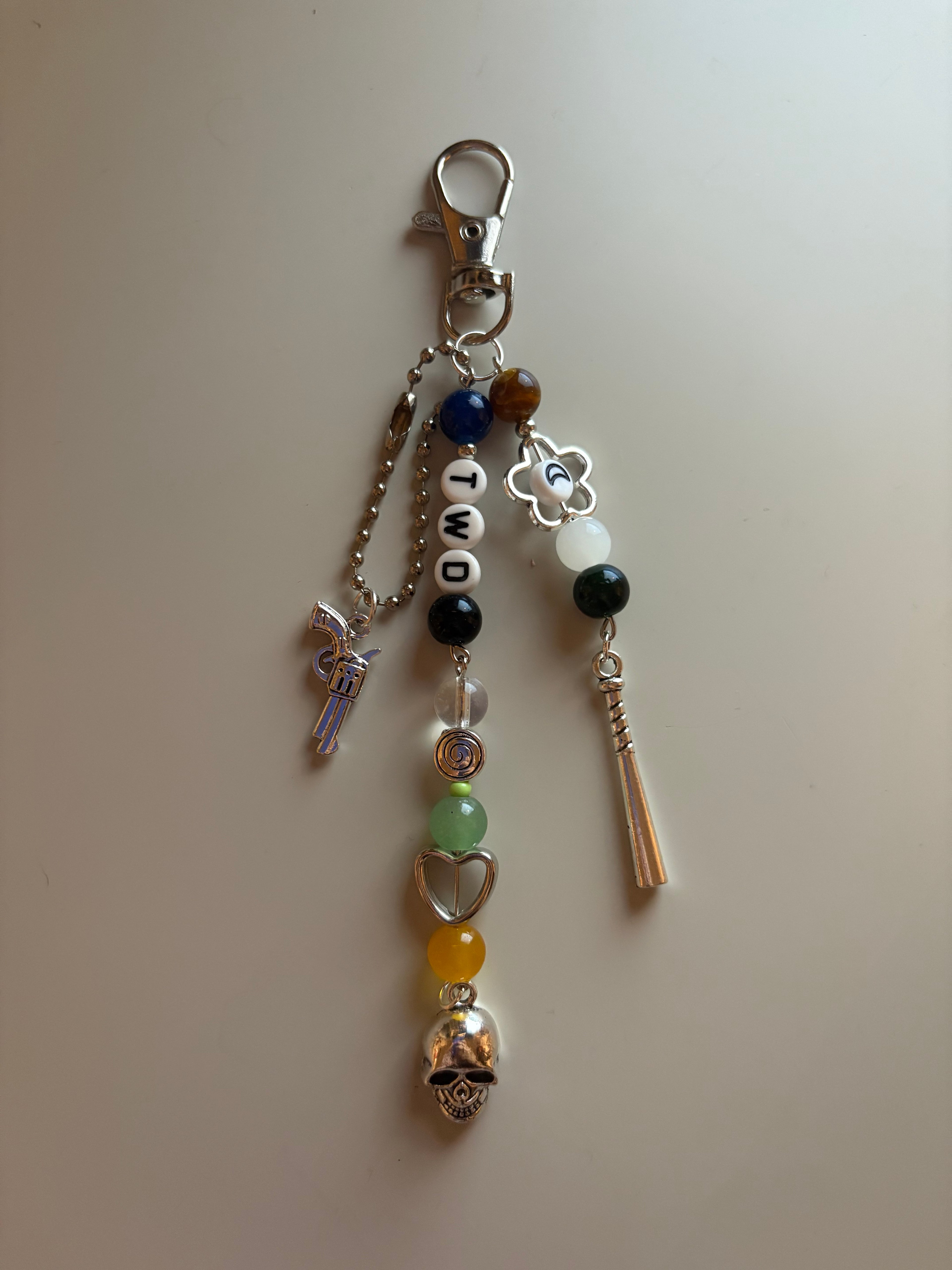 The Walking Dead Telltale video game inspired handmade keychain