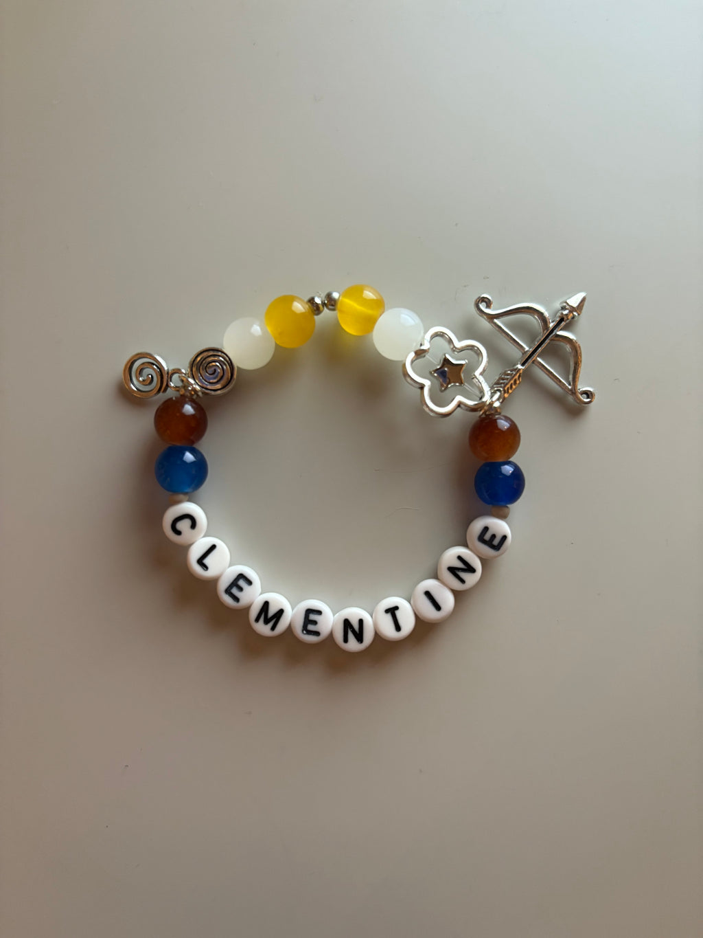 Clementine The Walking Dead Game inspired handmade bracelet