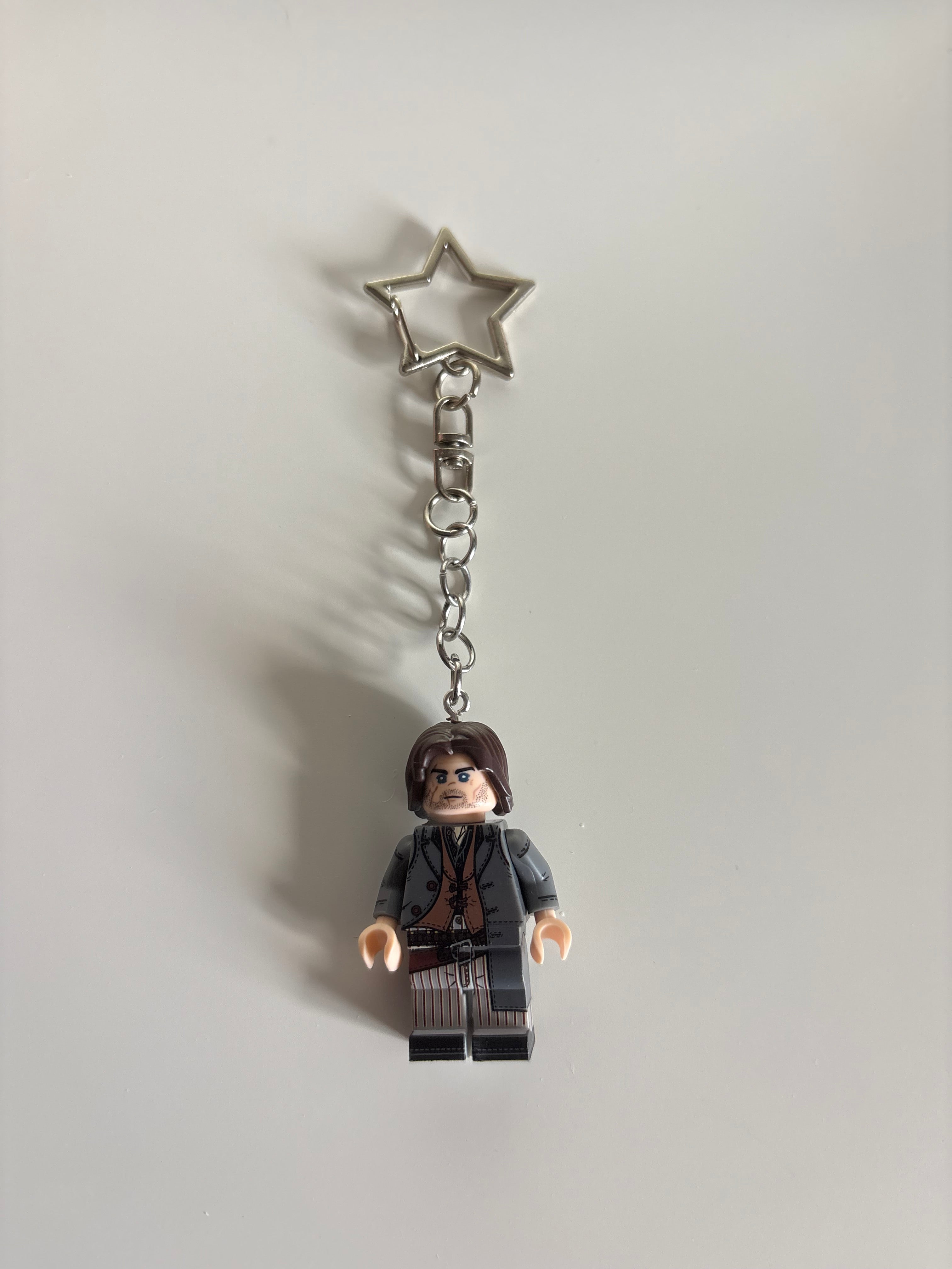 ‘John’ outlaw inspired minifigure keychain