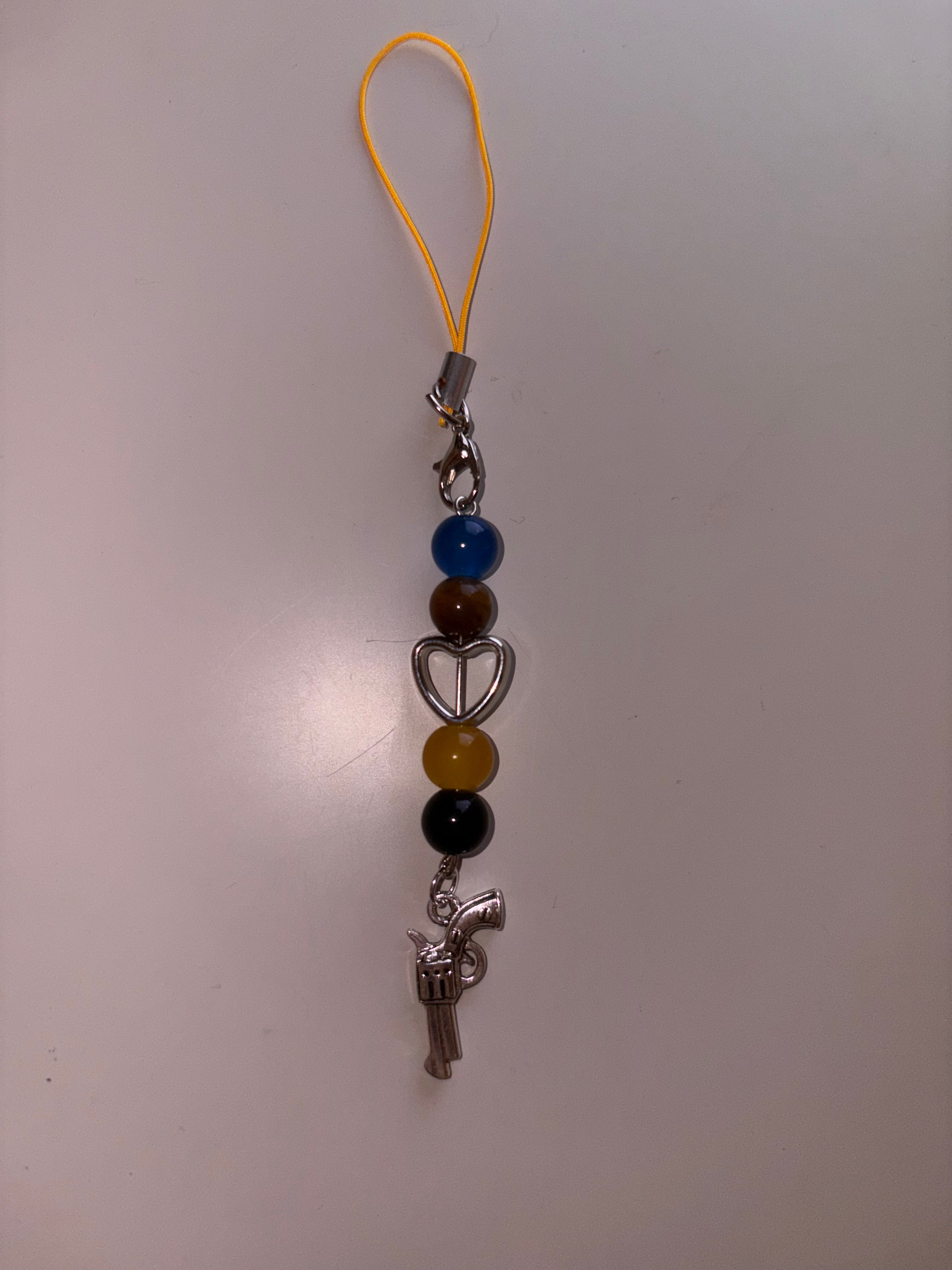 Lee Everett The Walking Dead video game inspired handmade phone charm