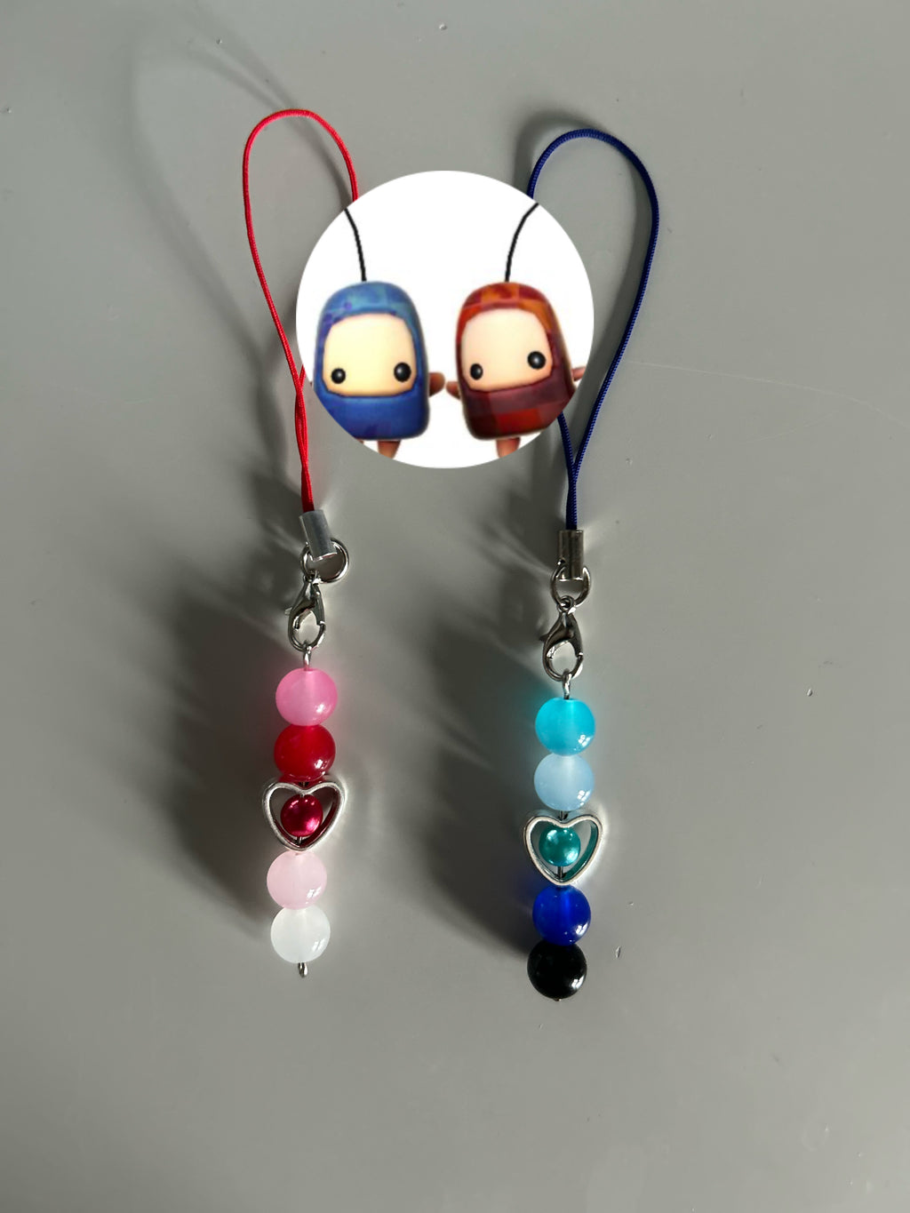 Ilomilo video game inspired handmade phone charm set