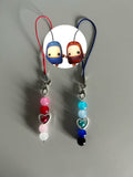Ilomilo video game inspired handmade phone charm set