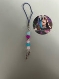 Jinx Arcane and League of Legends inspired handmade phone charm