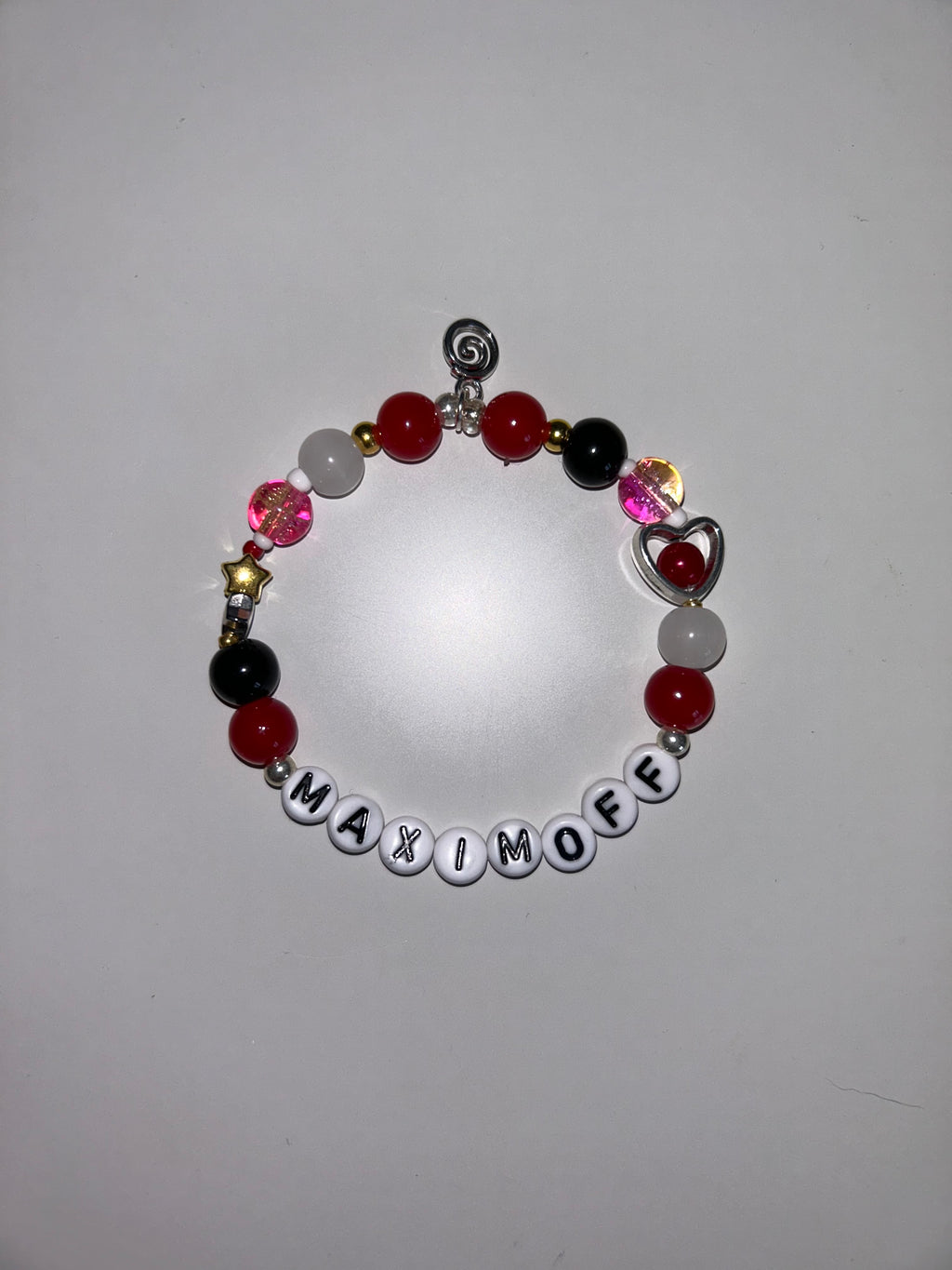 Wanda Maximoff Scarlet Witch inspired handmade bracelet