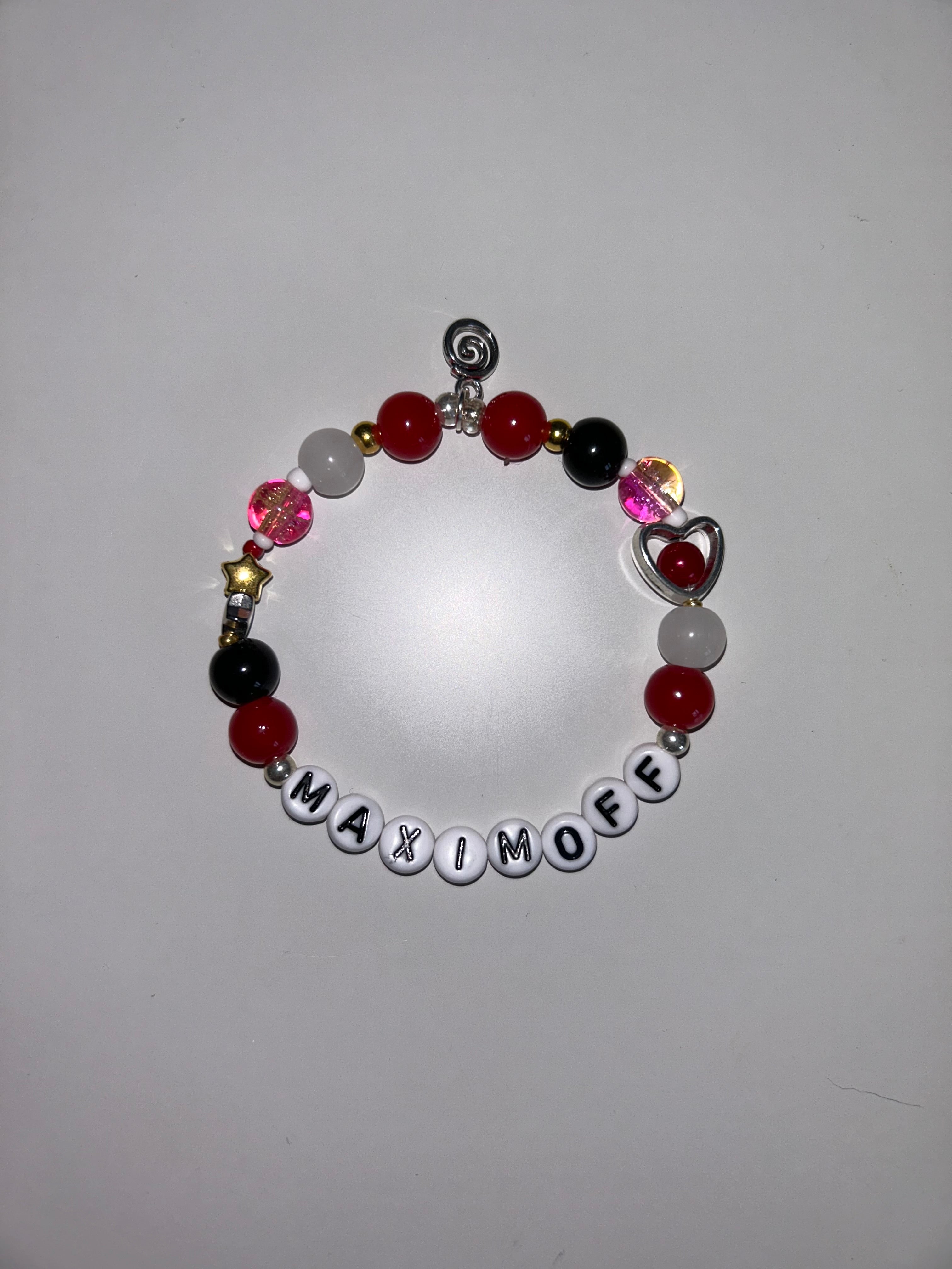 Wanda Maximoff Scarlet Witch inspired handmade bracelet