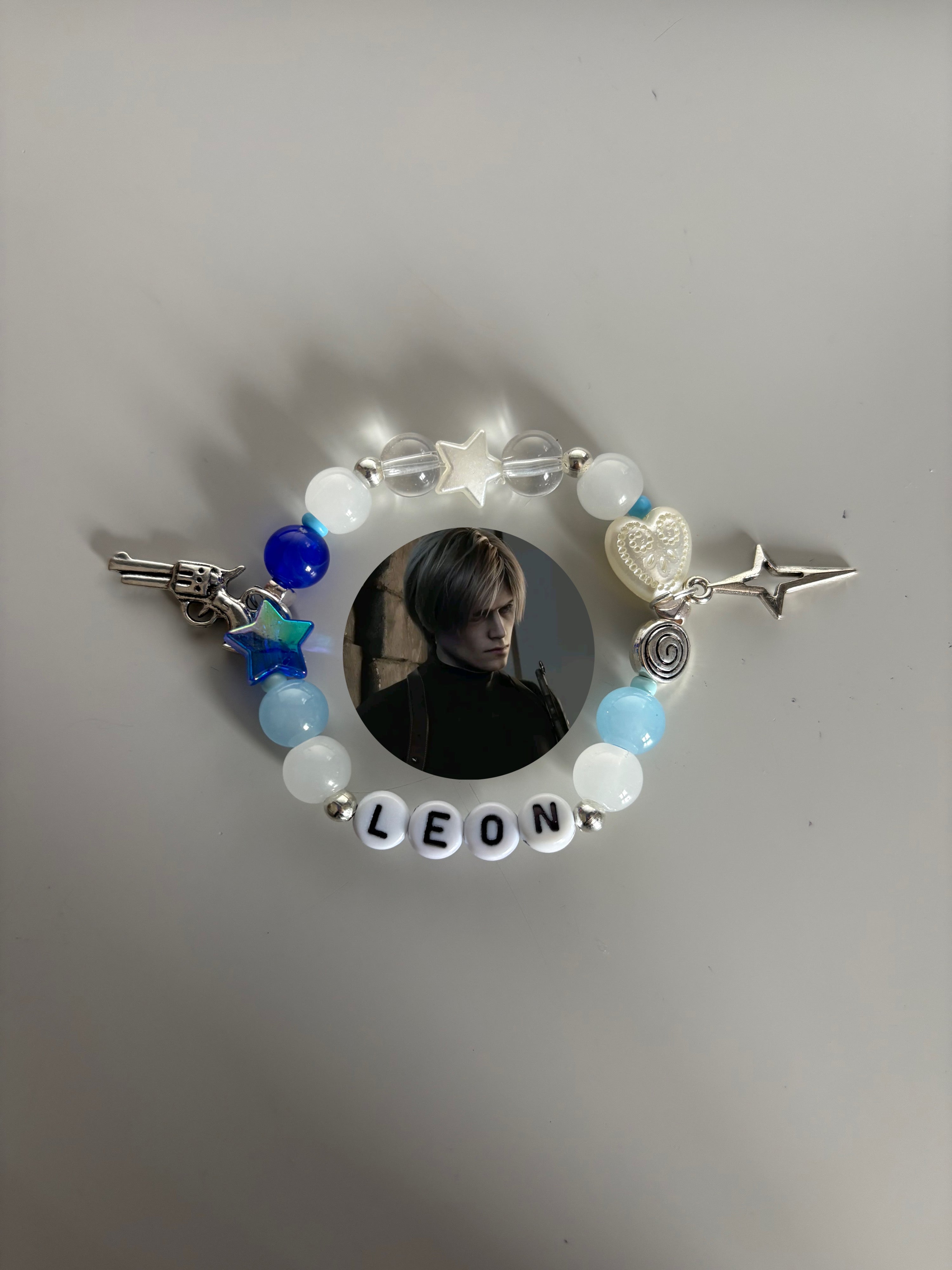 Leon character inspired handmade bracelet