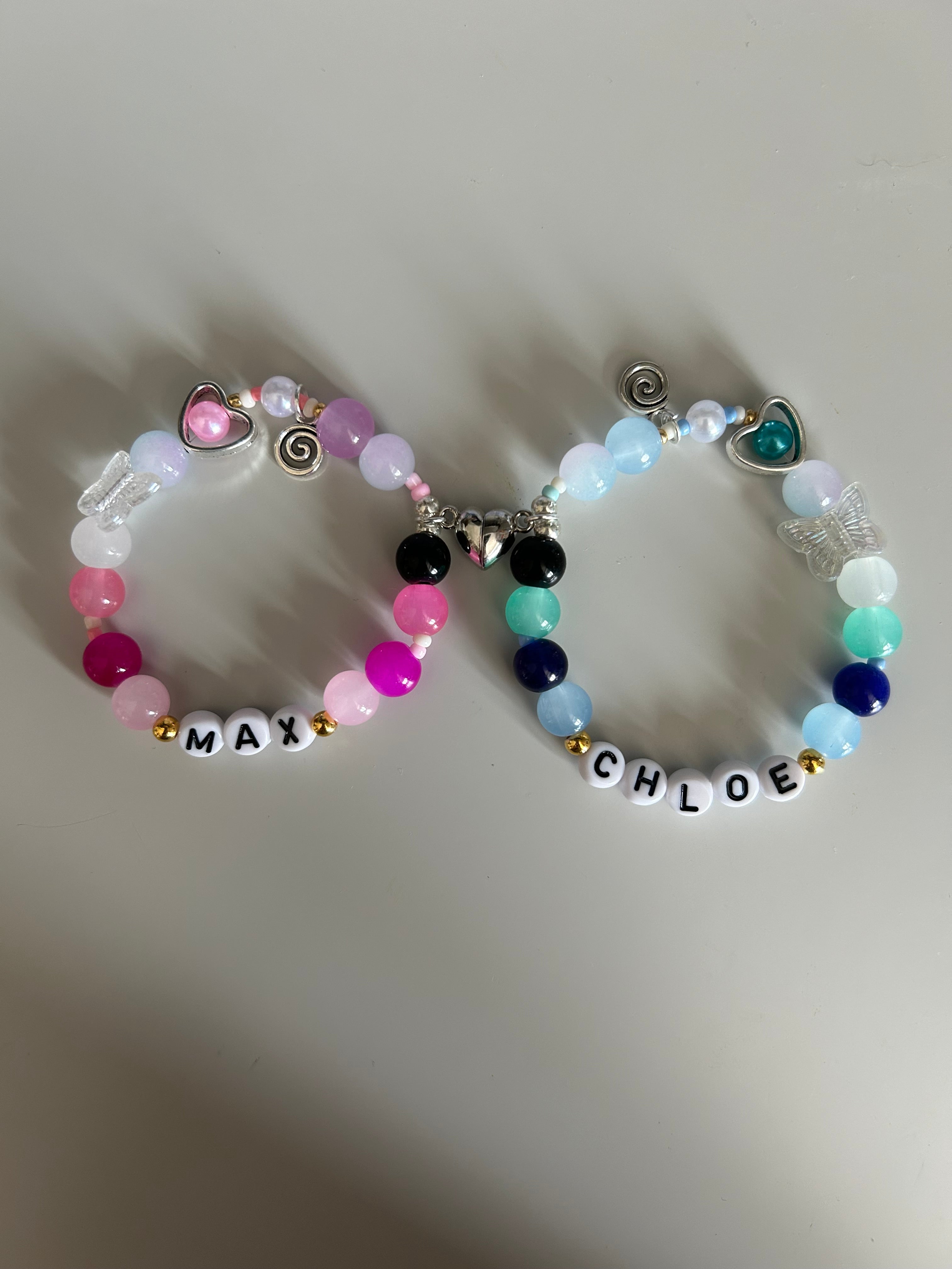 Max Caulfield and Chloe Price Life Is Strange inspired handmade bracelet set
