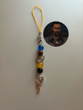 Lee Everett The Walking Dead video game inspired handmade phone charm