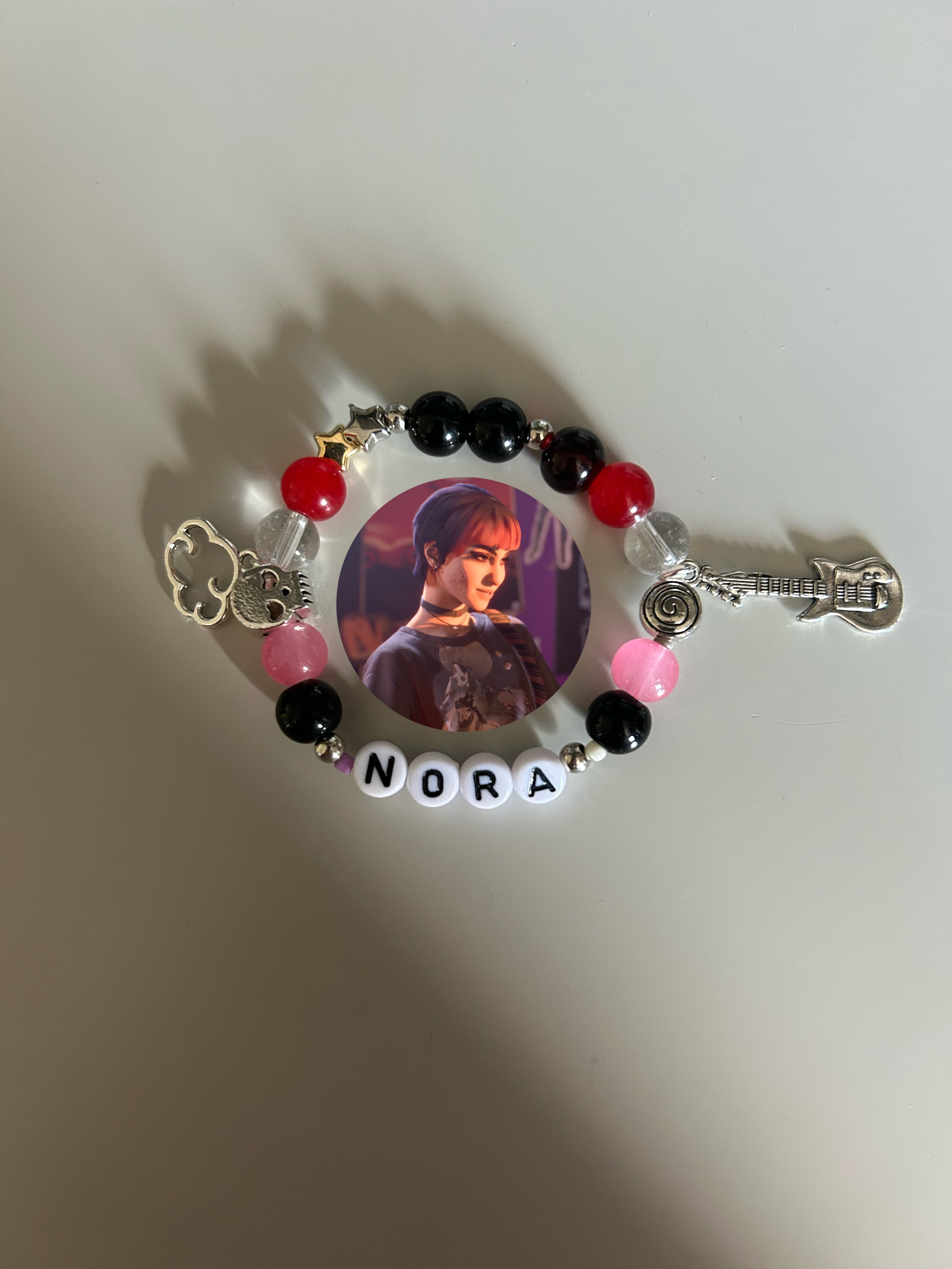 Nora Lost Records Bloom and Rage inspired handmade bracelet