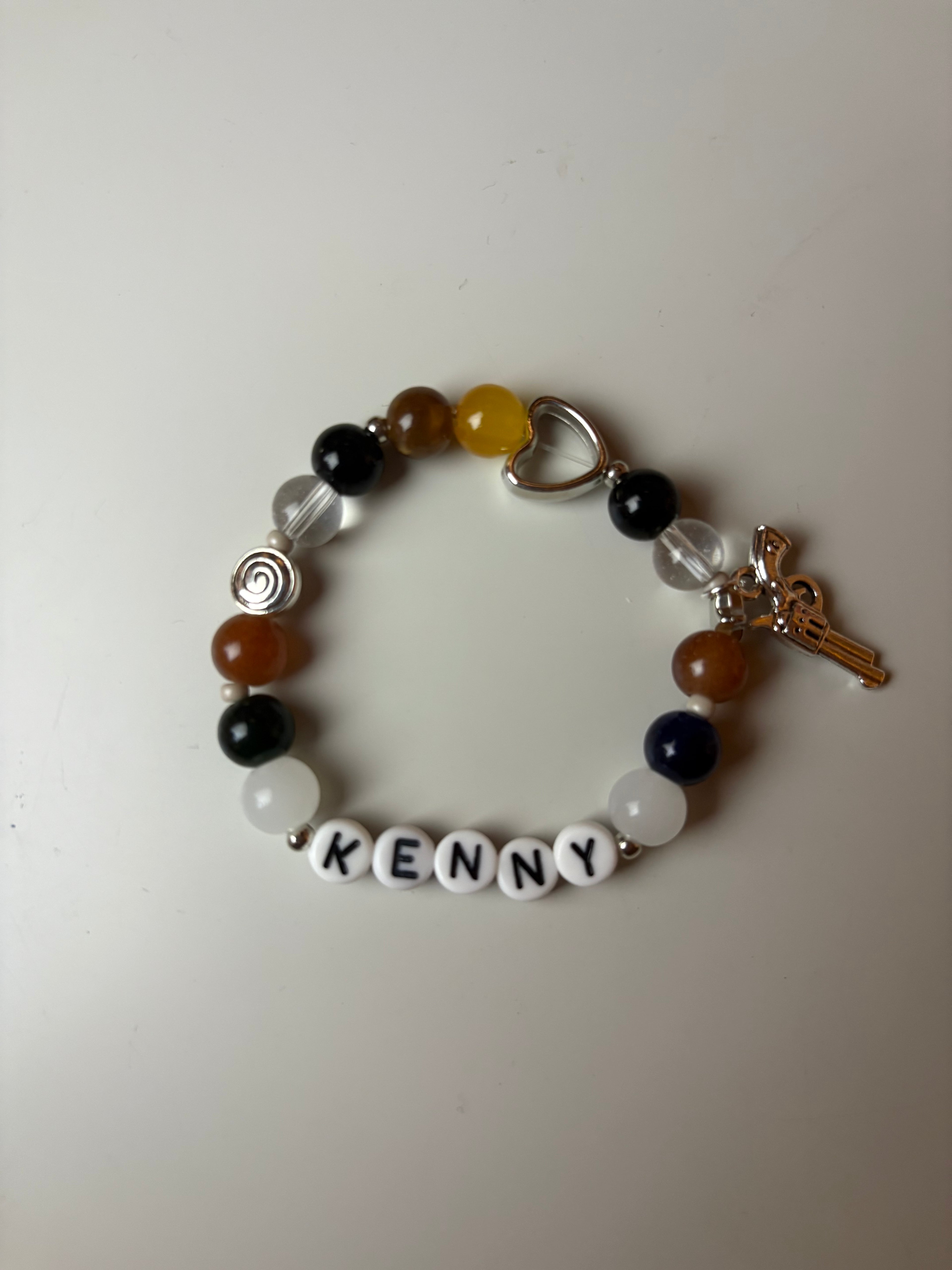 Kenny The Walking Dead Game inspired handmade bracelet