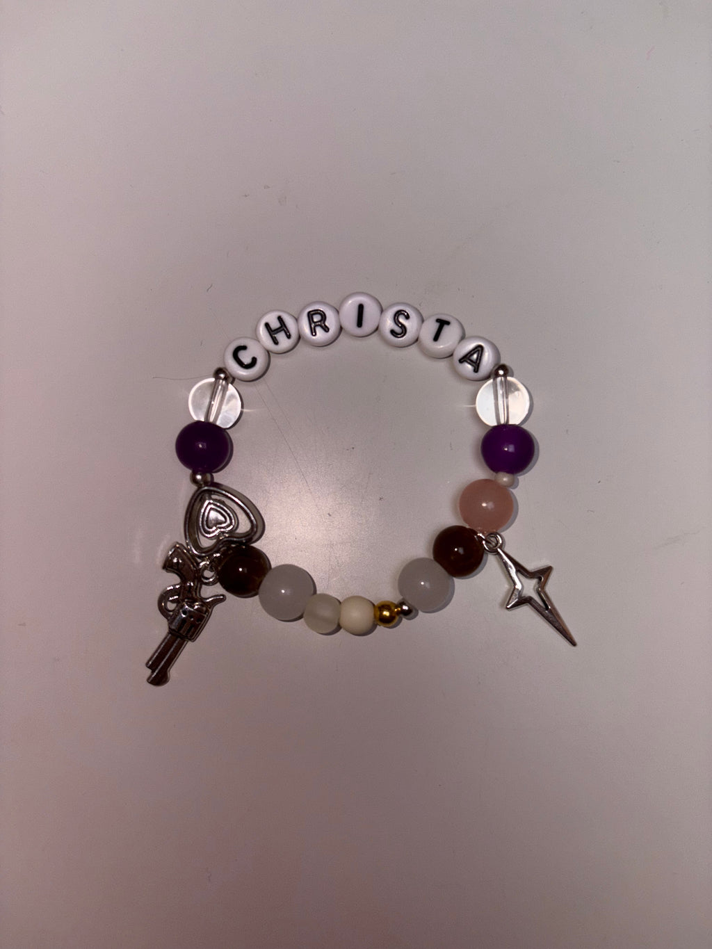 Christa The Walking Dead Game inspired handmade bracelet
