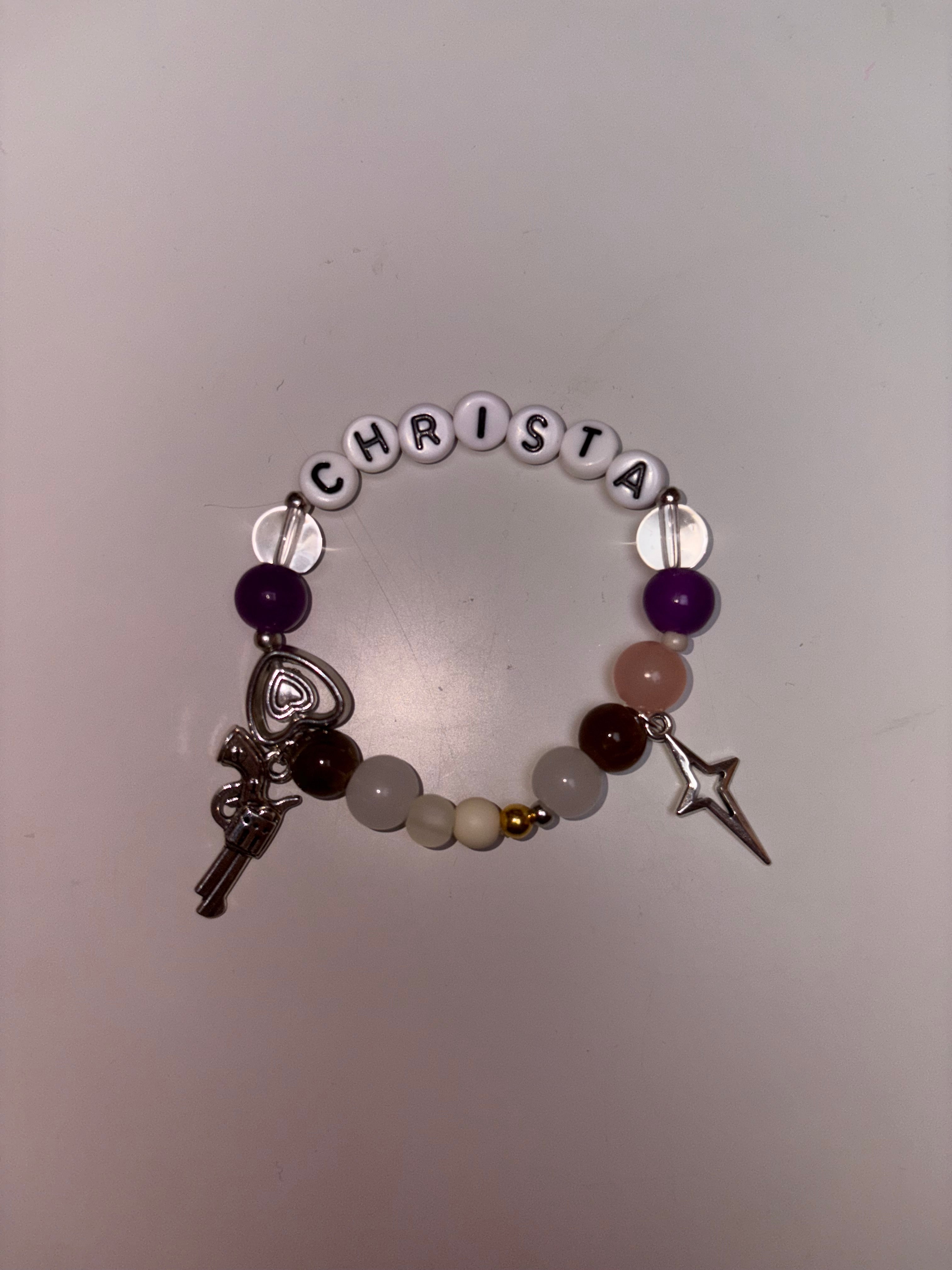 Christa The Walking Dead Game inspired handmade bracelet