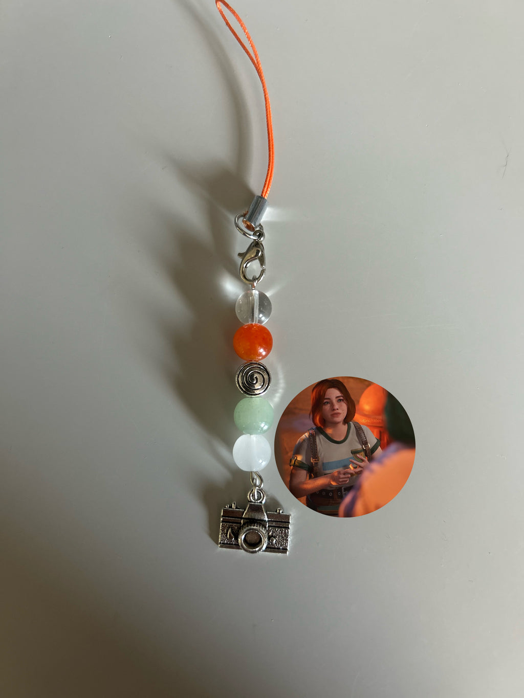 Swann Lost Records Bloom and Rage inspired handmade phone charm