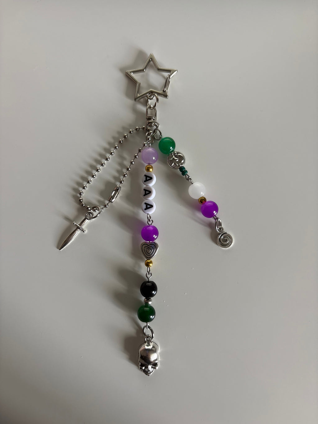 ‘AAA’ agatha and rio custom witch inspired handmade keychain