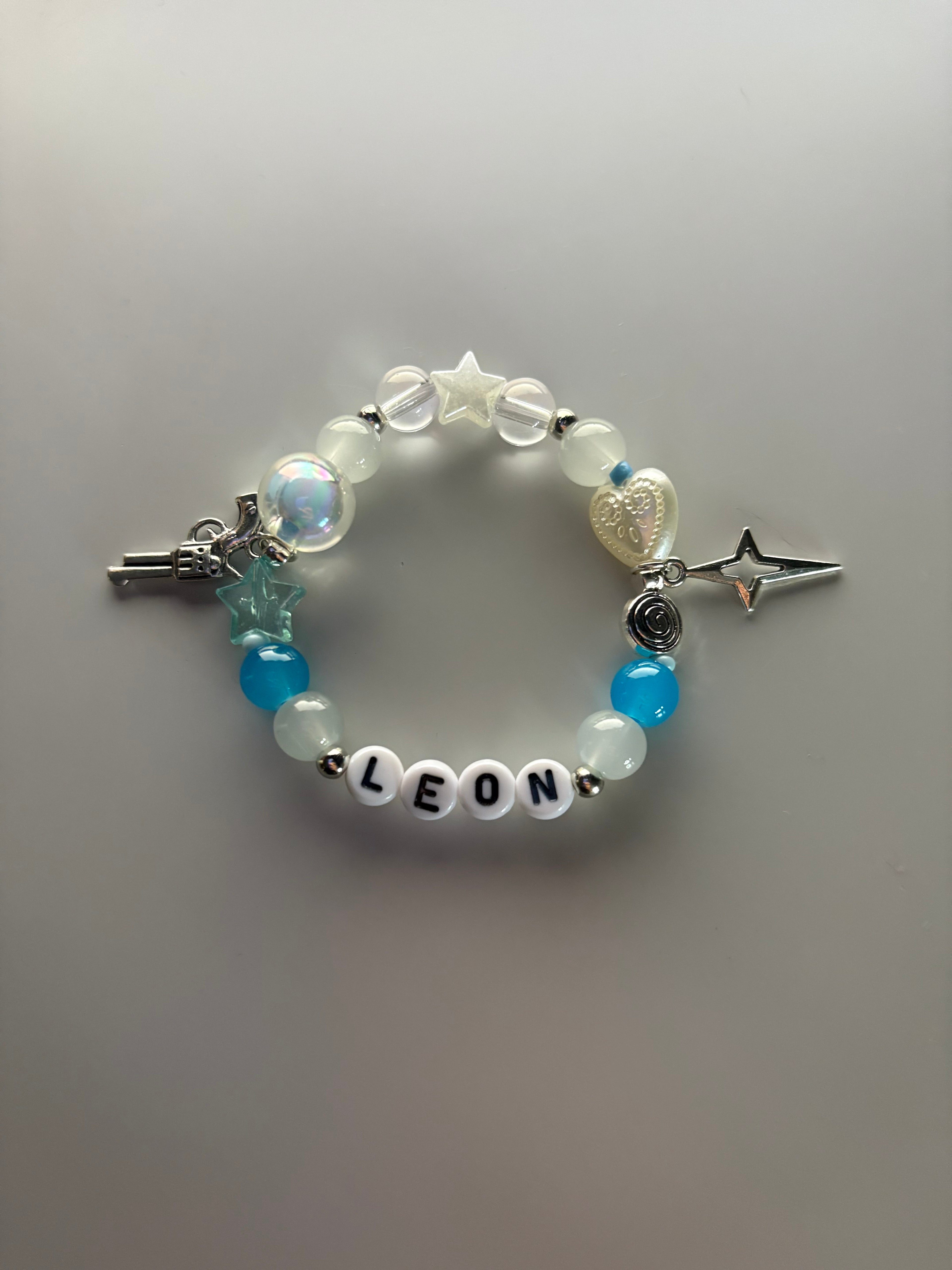 Leon character inspired handmade bracelet