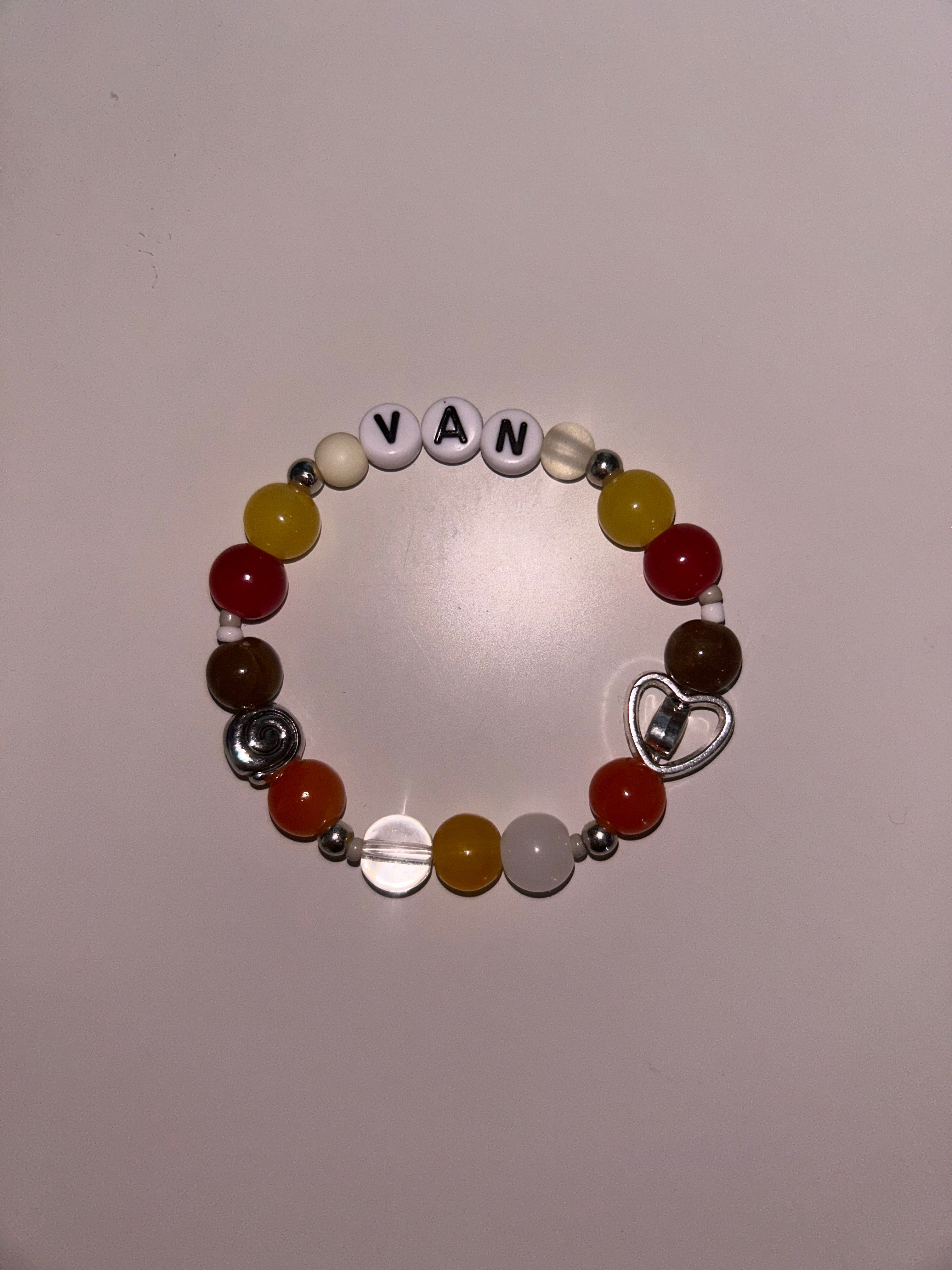 Van (Vanessa) Palmer Yellowjacket’s inspired handmade bracelet
