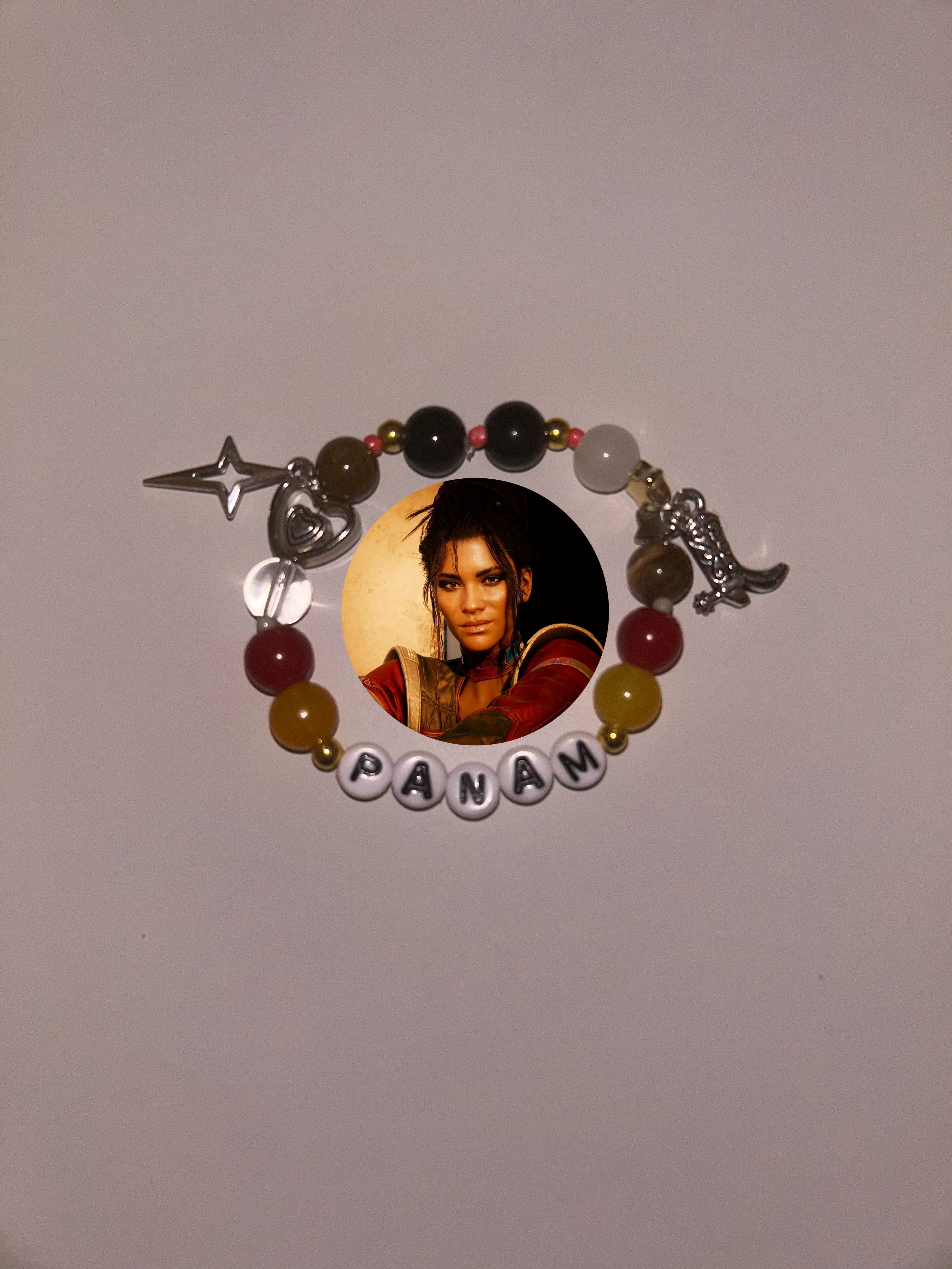 Panam Palmer Cyberpunk 2077 inspired handmade bracelet