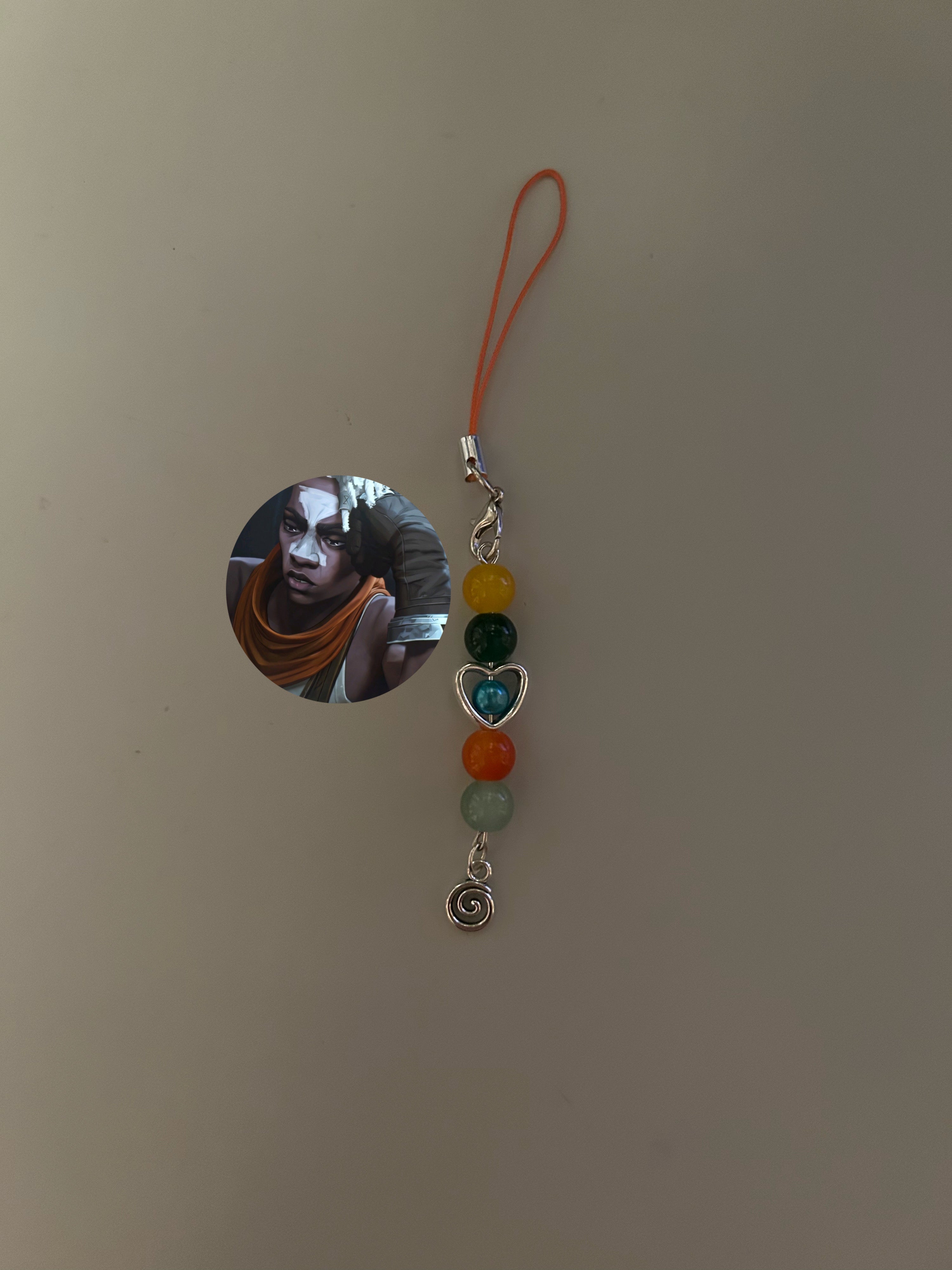 Ekko Arcane and League of Legends inspired handmade phone charm