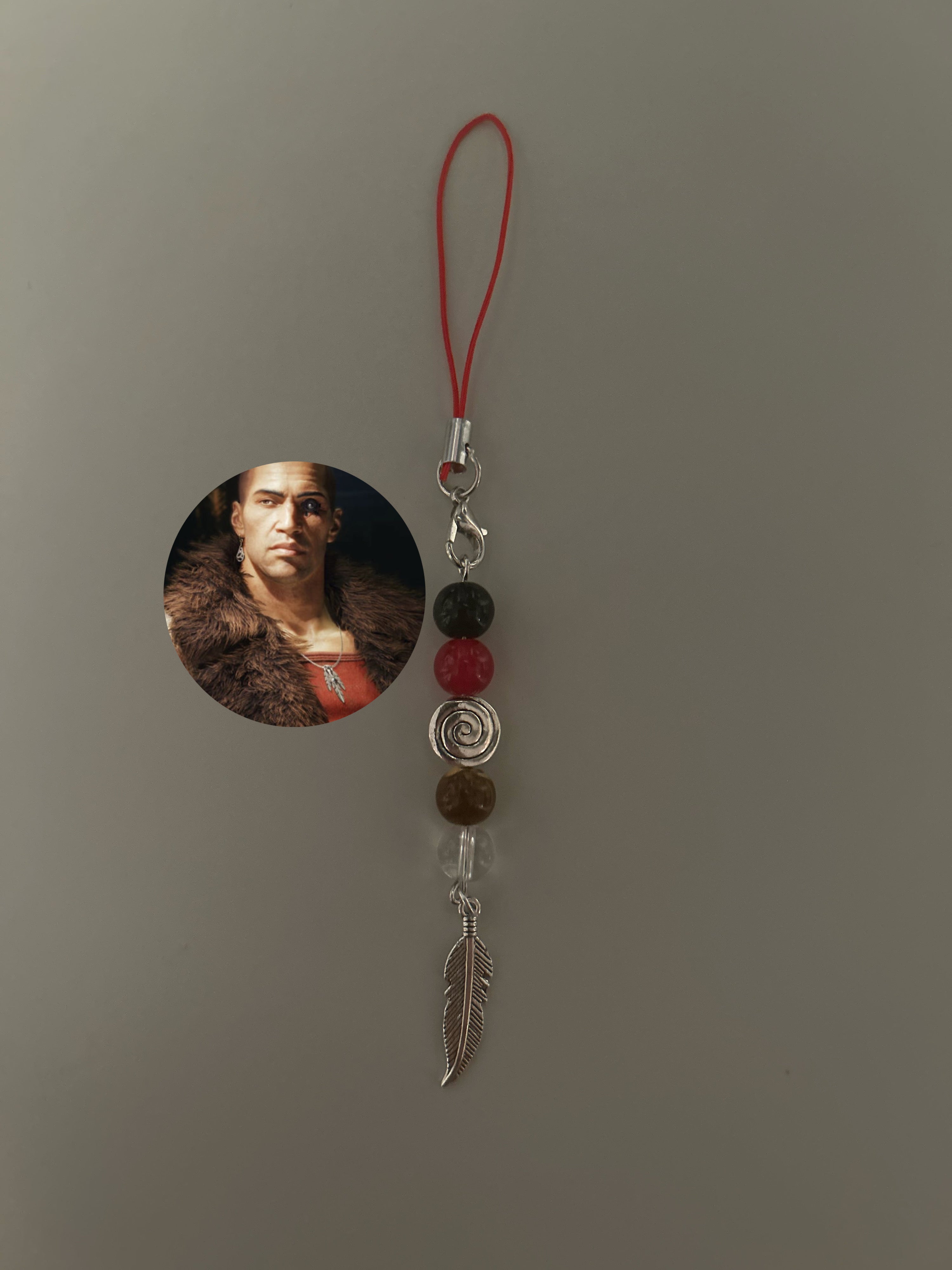 River Ward Cyberpunk 2077 inspired handmade phone charm
